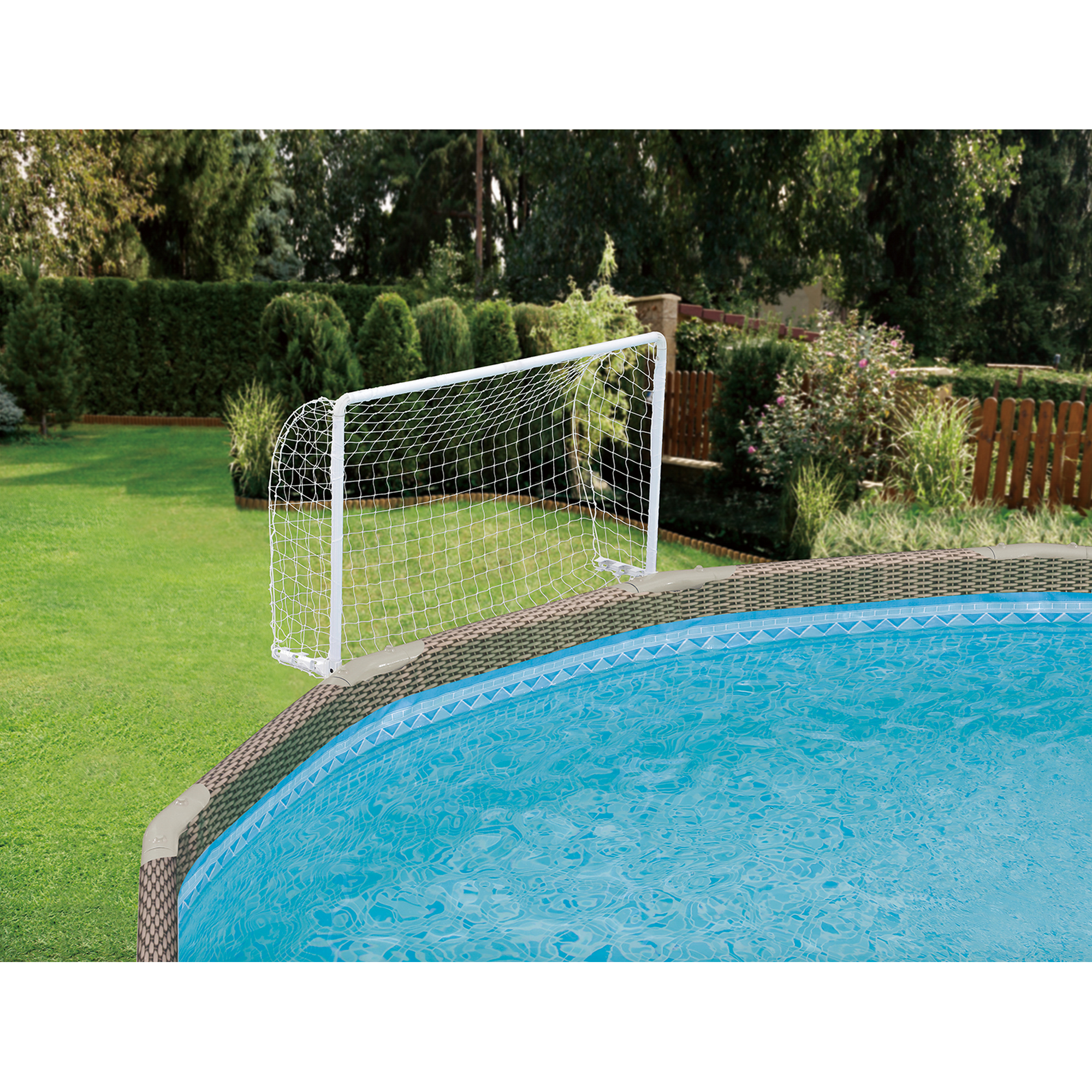 Pooltor 'Frame' mit Pool Zubehör weiß 110 x 20 x 95 cm