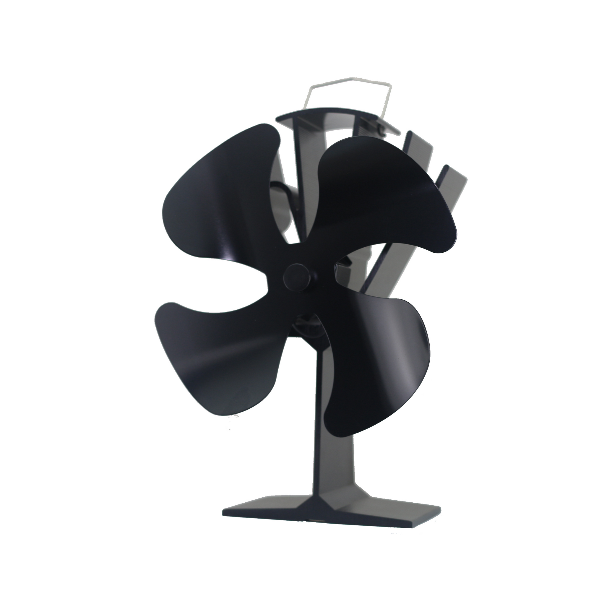 essentials Kaminofen-Ventilator schwarz 20 x 15,5 cm