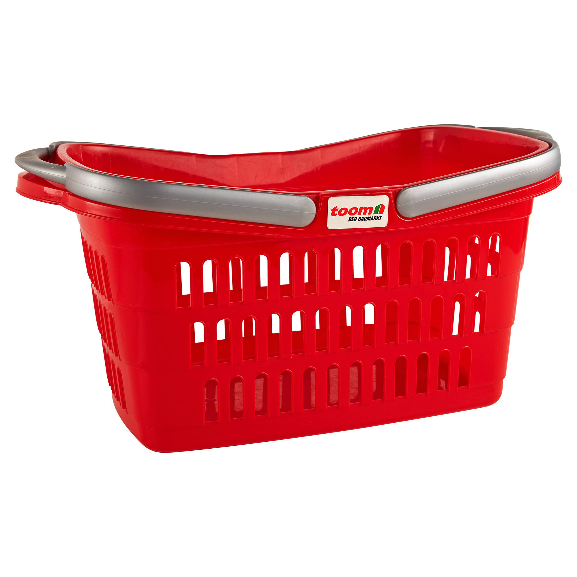 toom Einkaufskorb Kunststoff rot