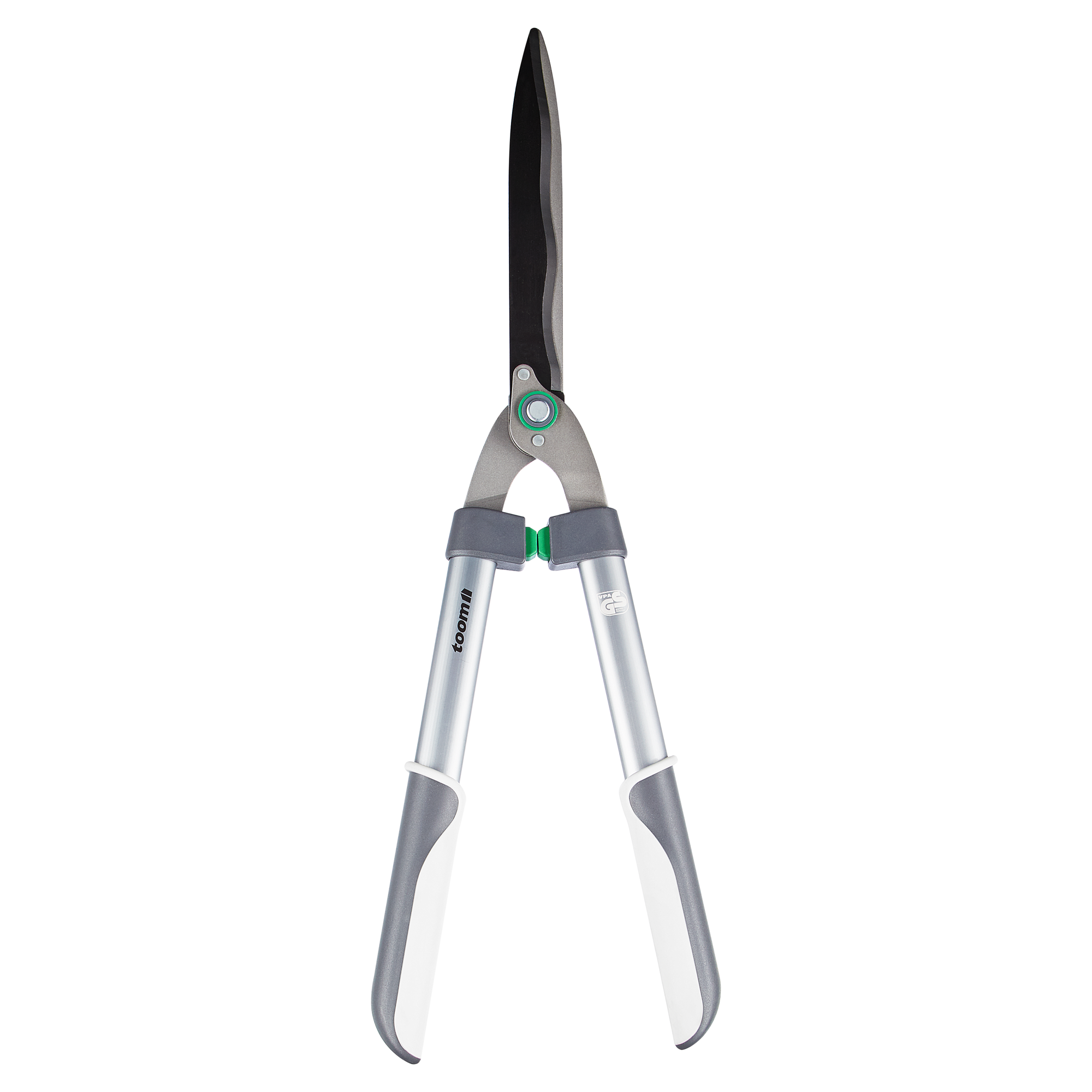 toom Heckenschere Wellenschliff grau 60 cm