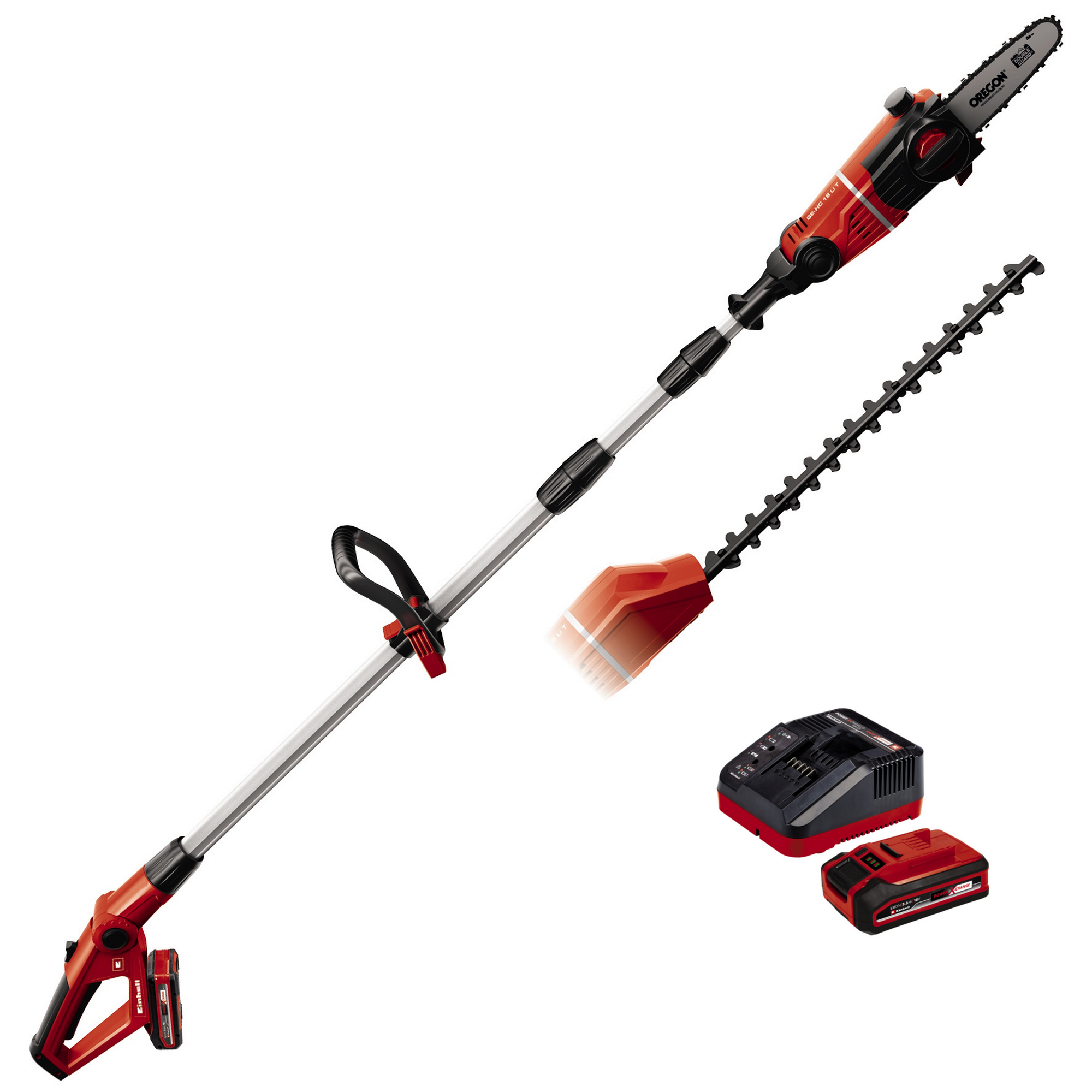 Einhell Akku-Hochentaster/-Heckenschere 'GE-HC 18 Li T Kit' mit Akku und Ladegerät 18 V 20 cm