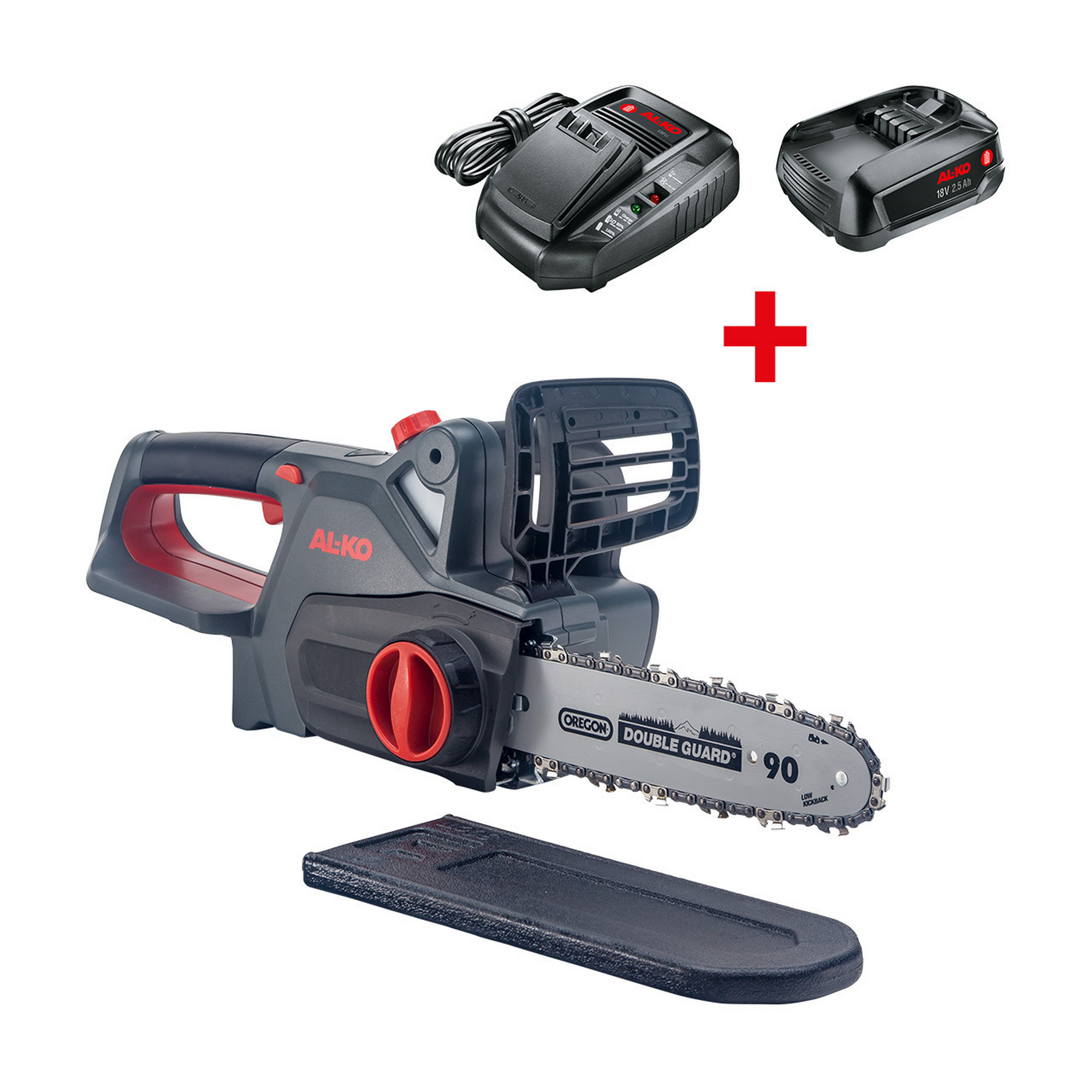 AL-KO Akku-Kettensäge 'CS 1815 Set' 25 cm 18 V mit Akku und Ladegerät