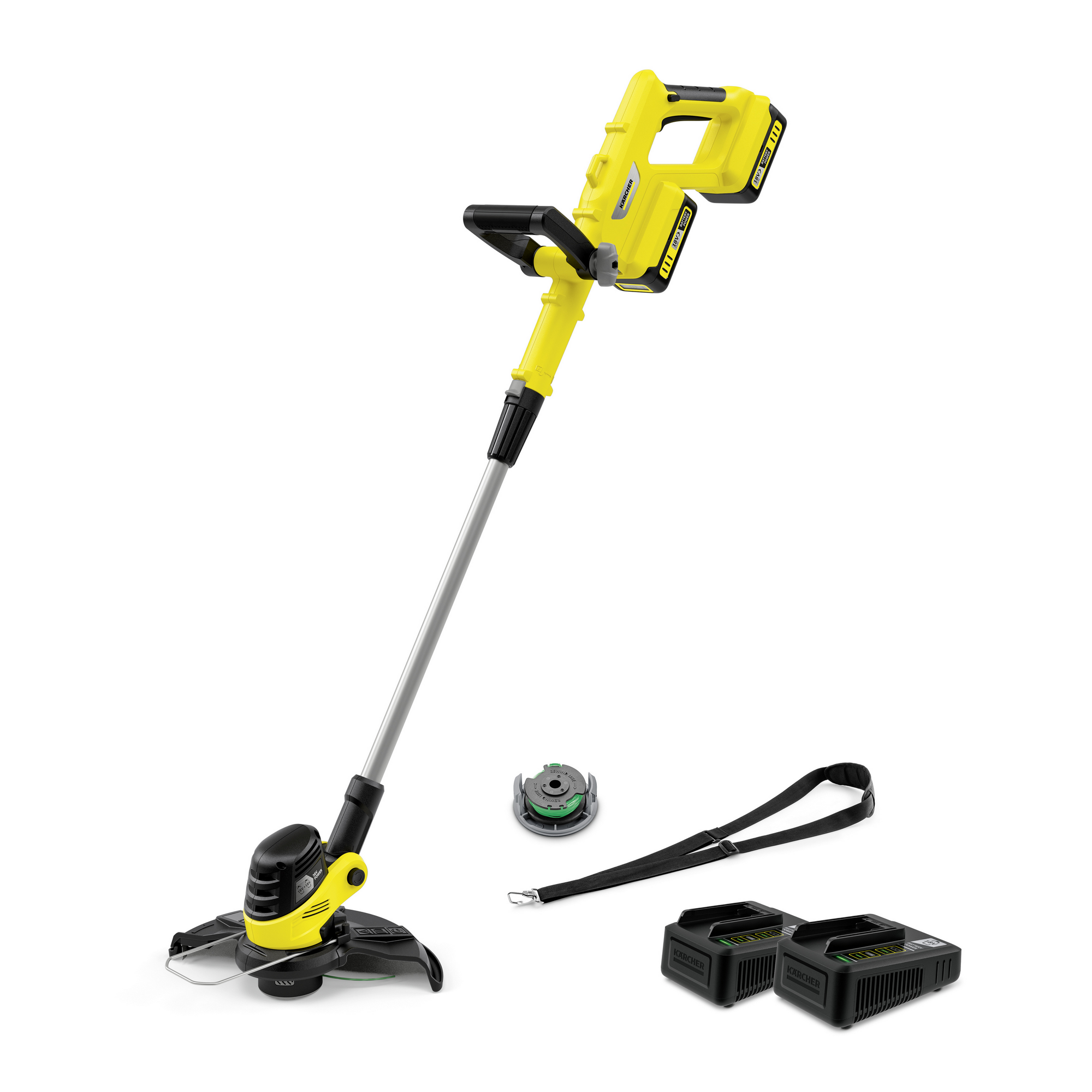 Kärcher Akku-Rasentrimmer 'LTR 3-18 Dual Battery Set