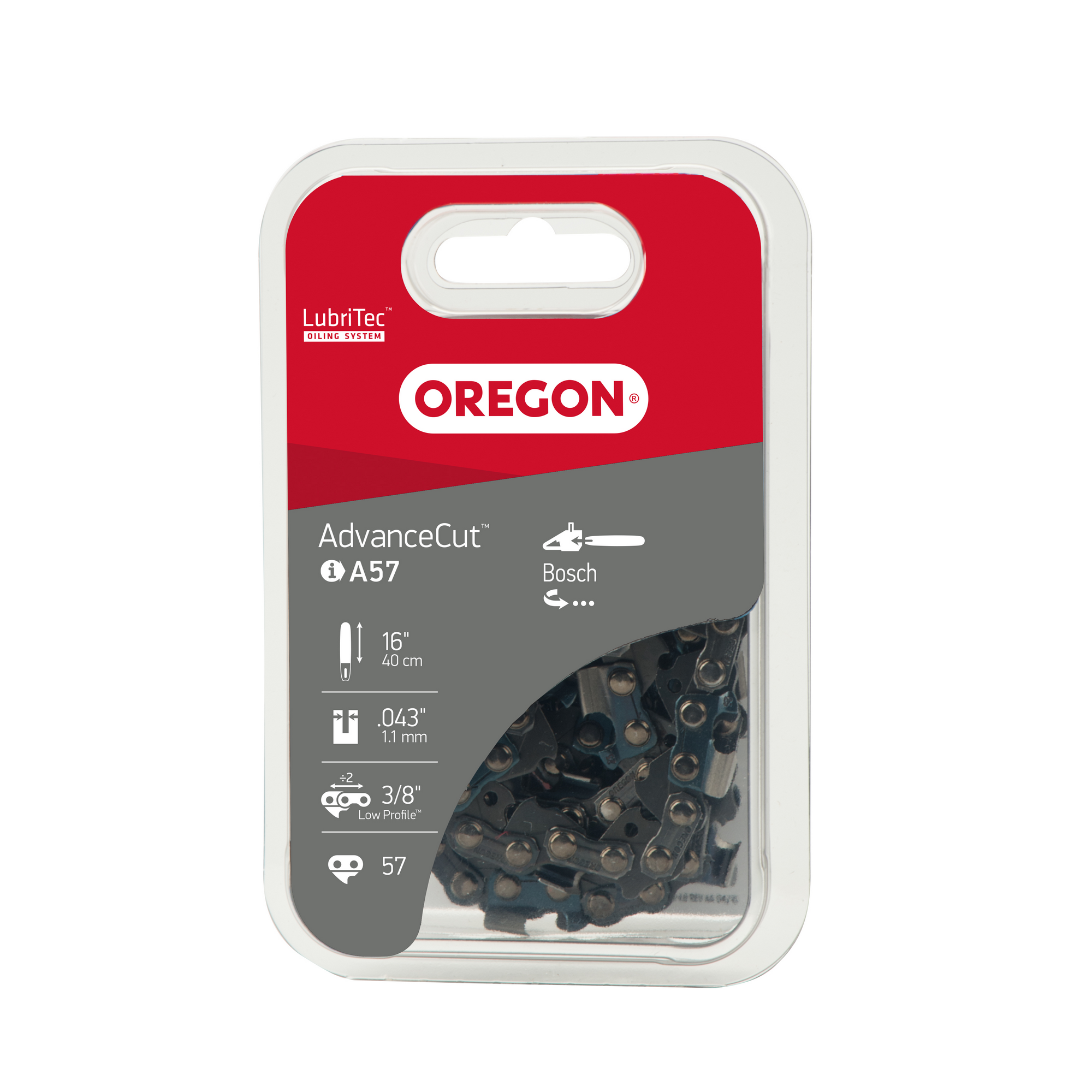 Oregon® Sägekette 'Micro-Lite' 3/8', 1,1 mm, 57 Glieder