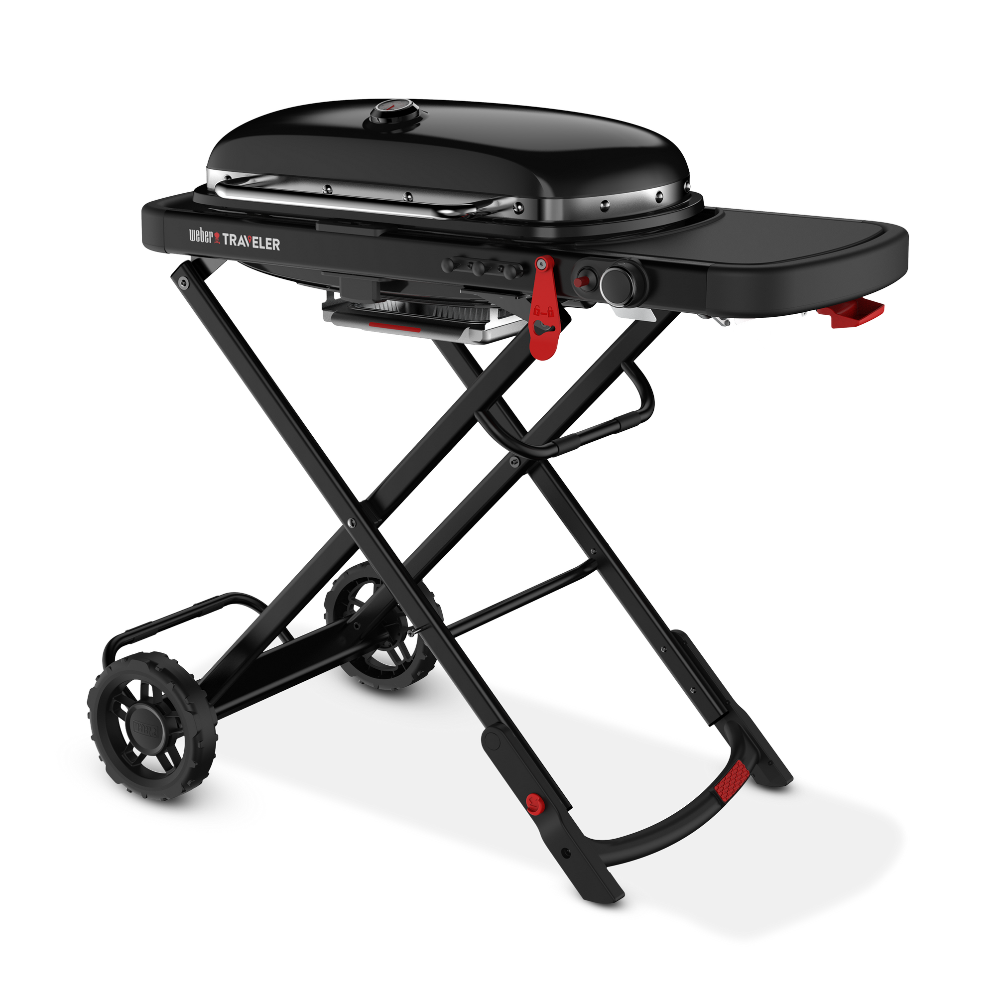 Weber Gasgrill 'Traveler, Stealth Edition' schwarz 110,8 x 94,5 x 58,4 cm