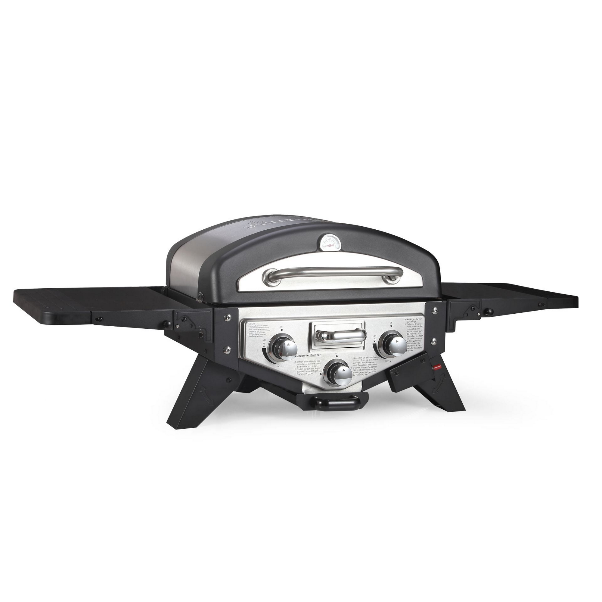 El Fuego Gasgrill 'Medison' silbern 118,5 x 52 x 38 cm