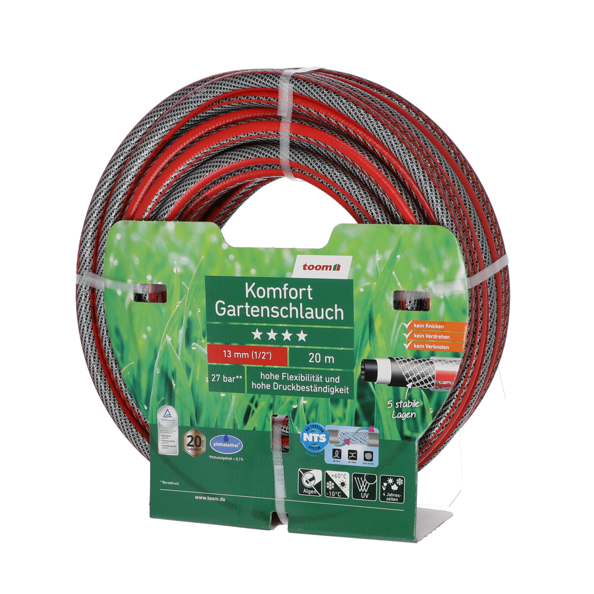 toom Gartenschlauch 'Komfort' Ø 13 mm (1/2') 20 m