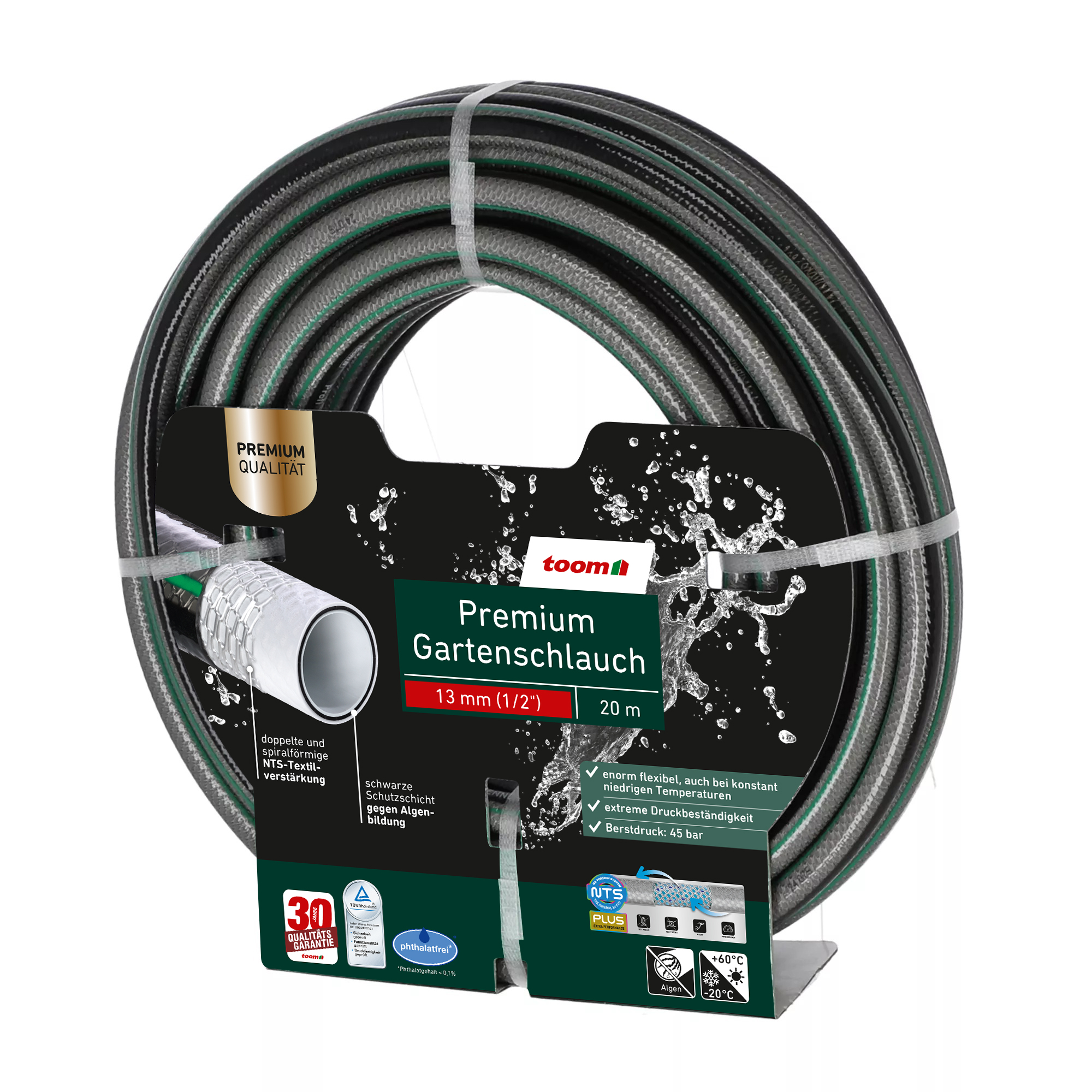 toom Gartenschlauch 'Premium' Ø 13 mm (1/2') 20 m