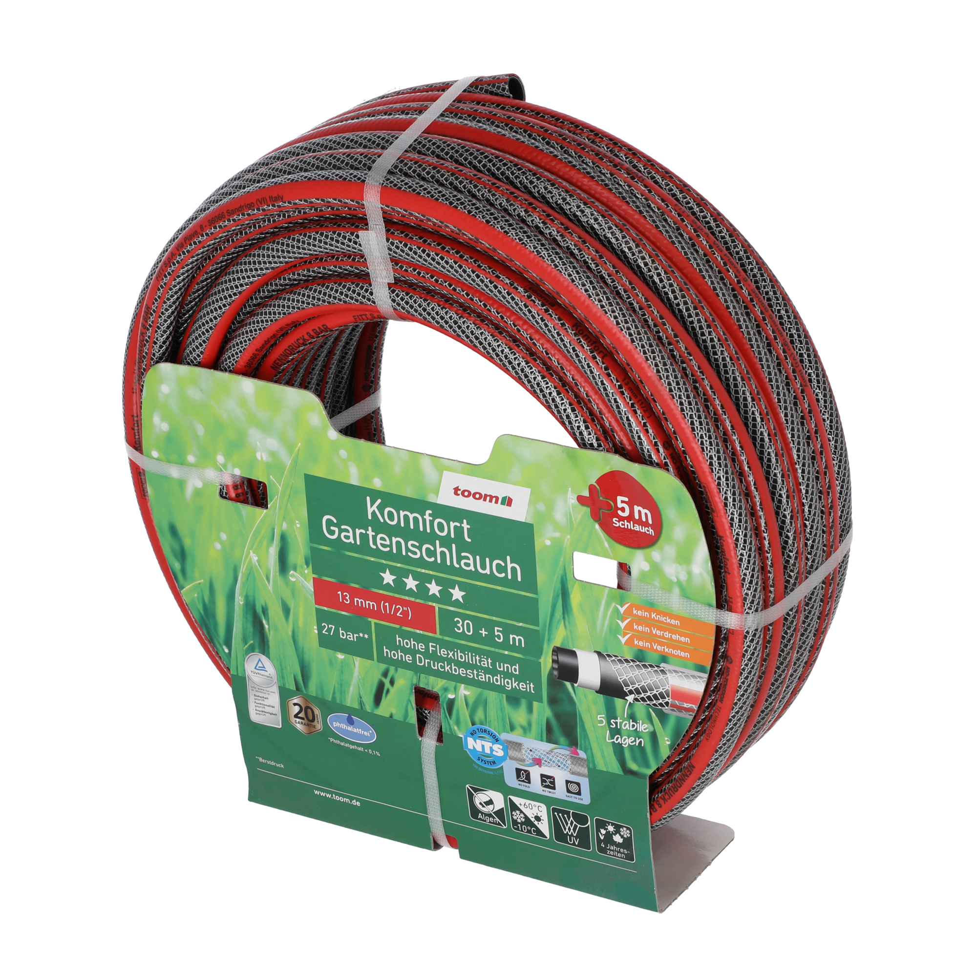 toom Gartenschlauch 'Komfort' Ø 13 mm (1/2'') 35 m