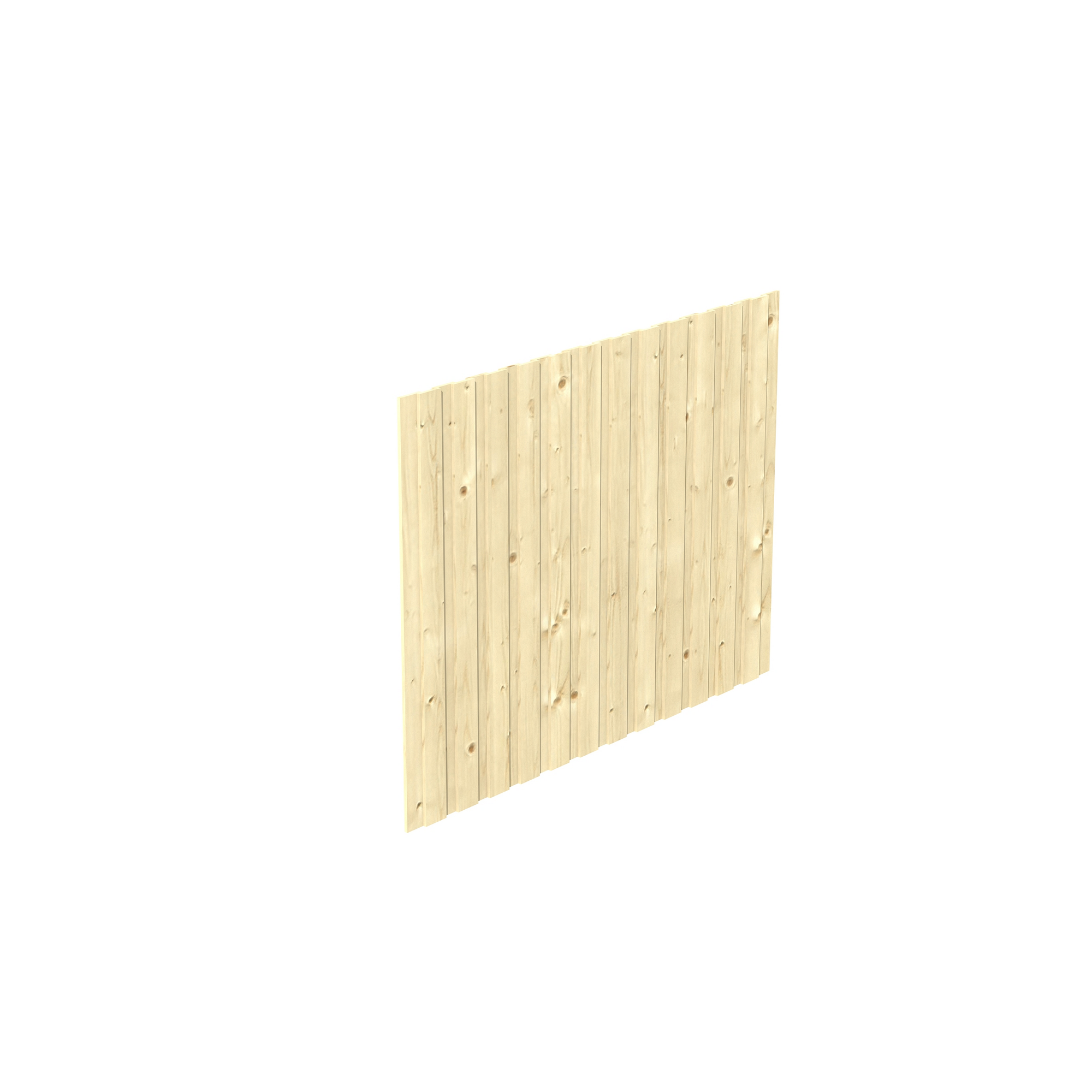 SKAN HOLZ Carport-Seitenwand 230 x 180 cm unbehandelt Fichte