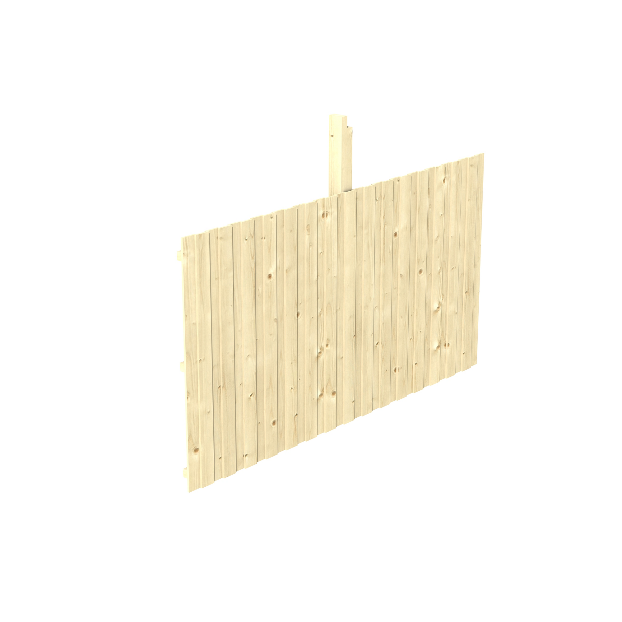 SKAN HOLZ Carport-Rückwand 341 x 180 cm unbehandelt Fichte