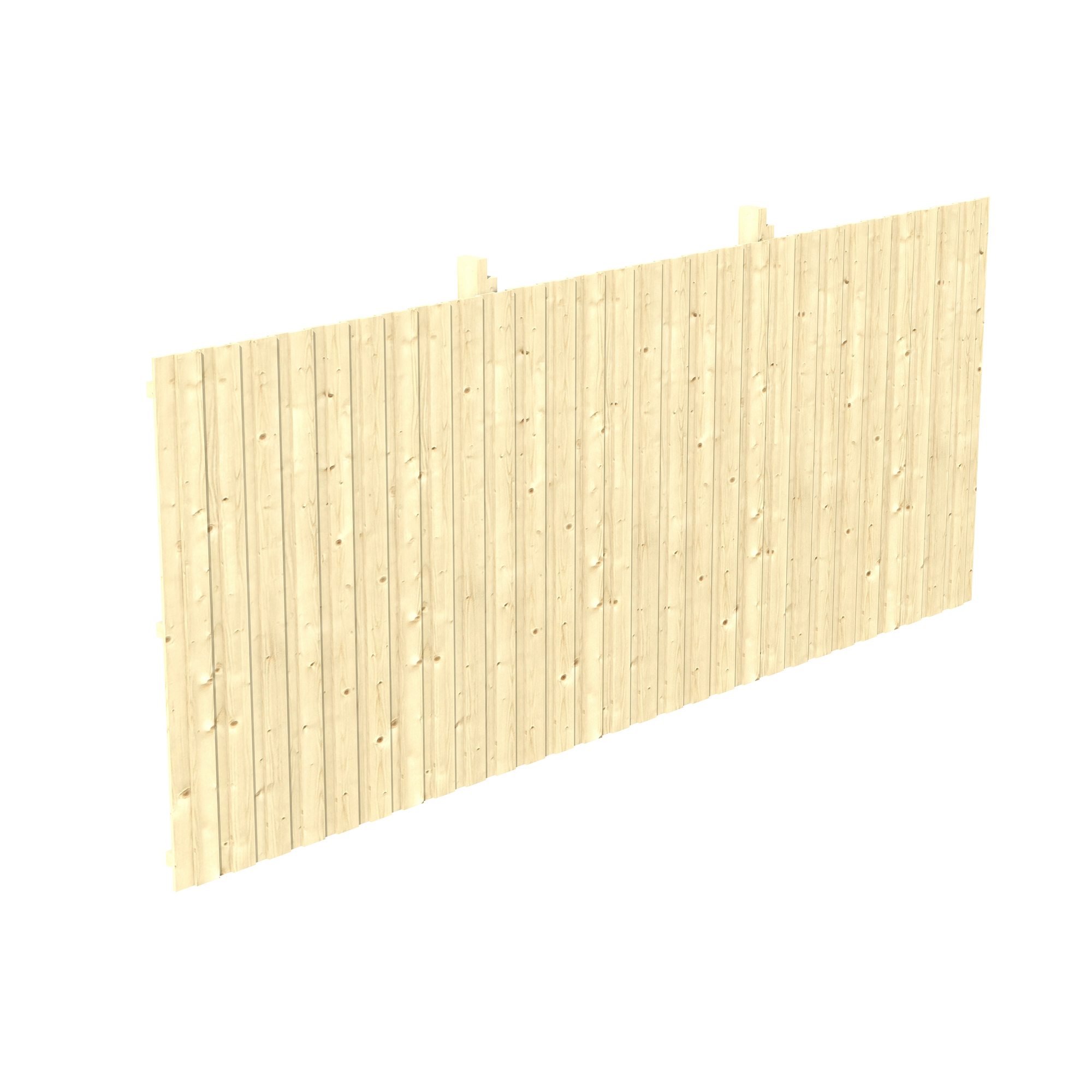 SKAN HOLZ Carport-Rückwand 550 x 220 cm unbehandelt Fichte