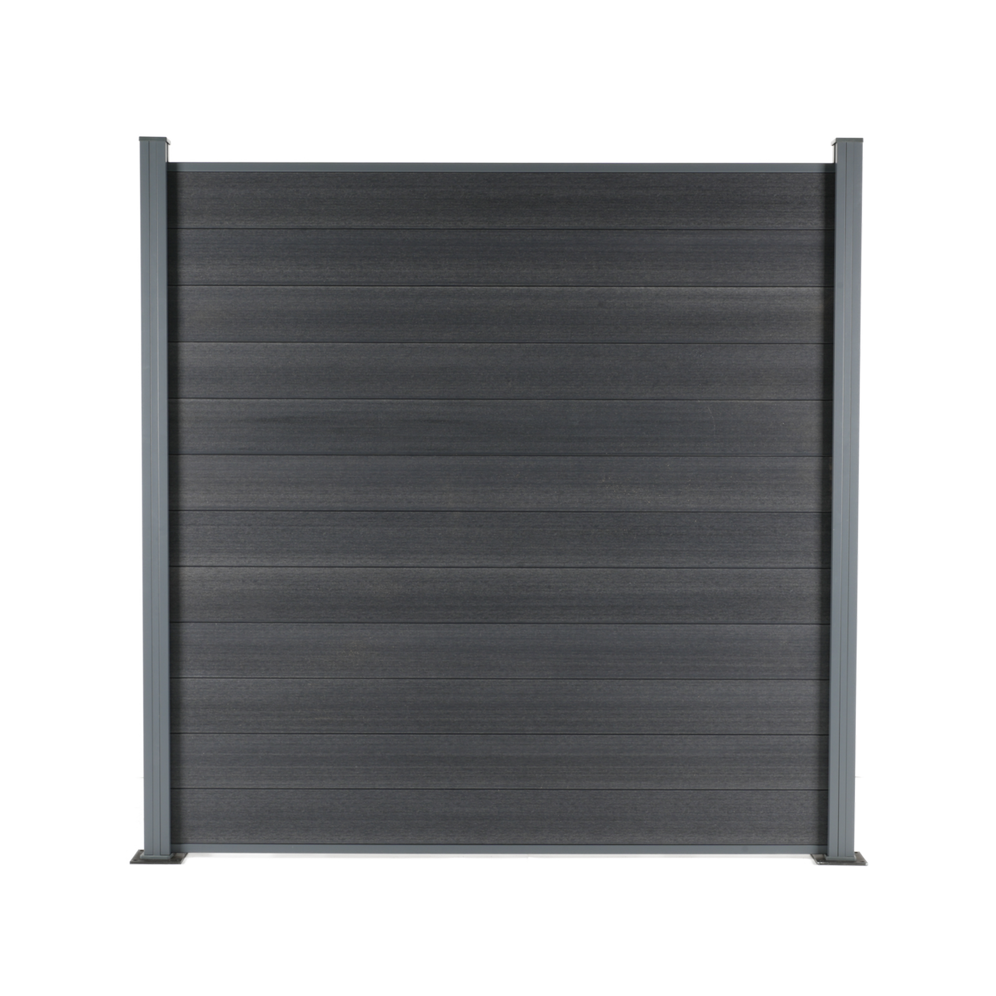 toom Sichtschutzzaun 'Tim' aus WPC 180 x 180 cm anthrazit, ohne Pfosten