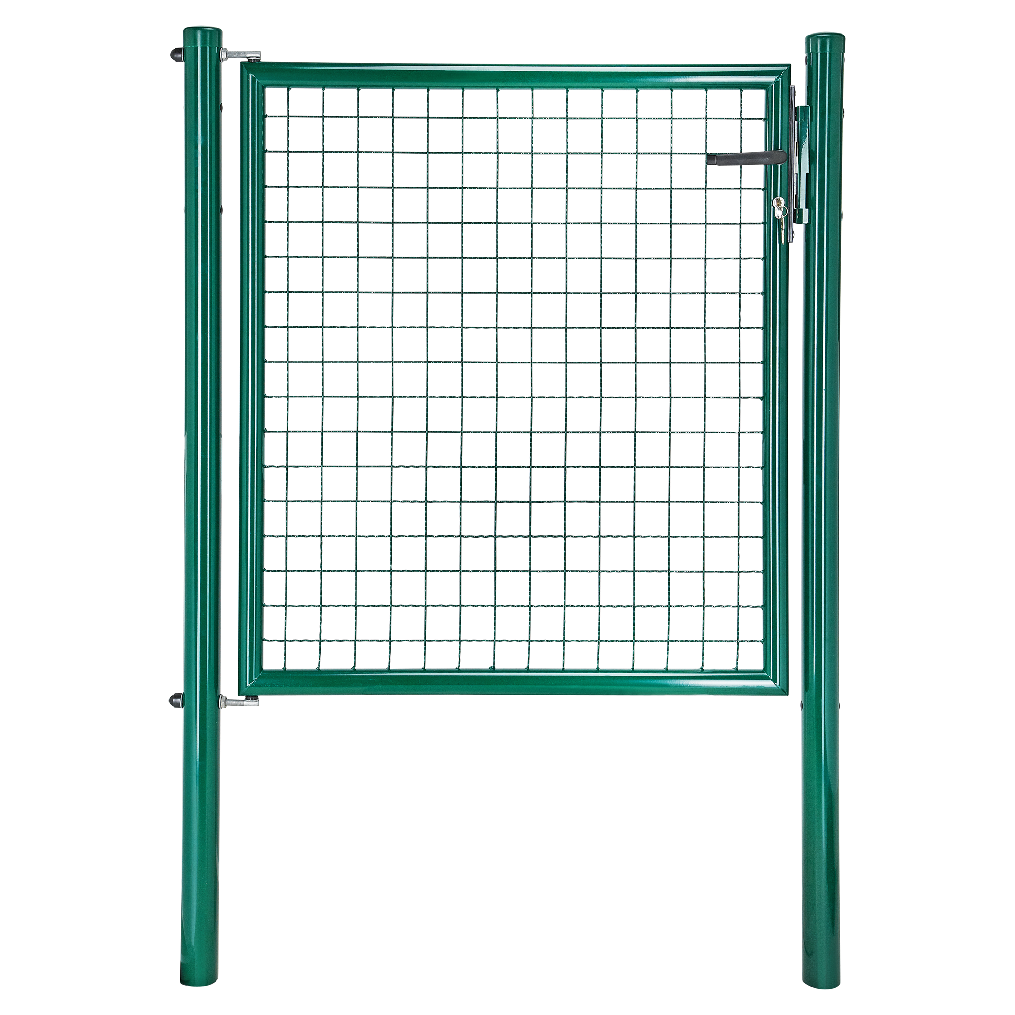 Alberts Einzeltor 'Wellengitter' mit Pfosten 100 x 100 cm grün