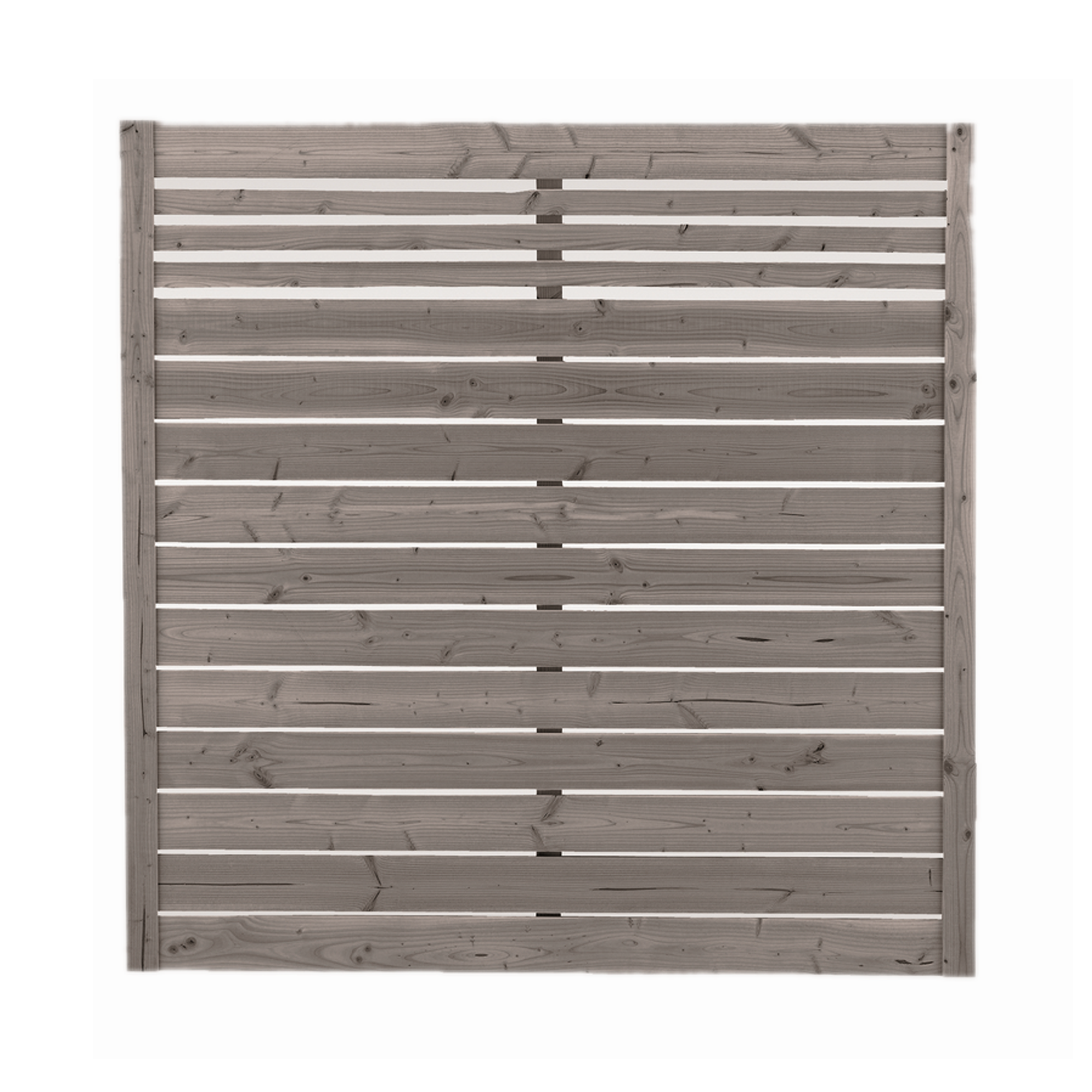 Rettenmeier Outdoor Wood Sichtschutzzaun 'NEO' grau imprägniert 180 x 180 cm