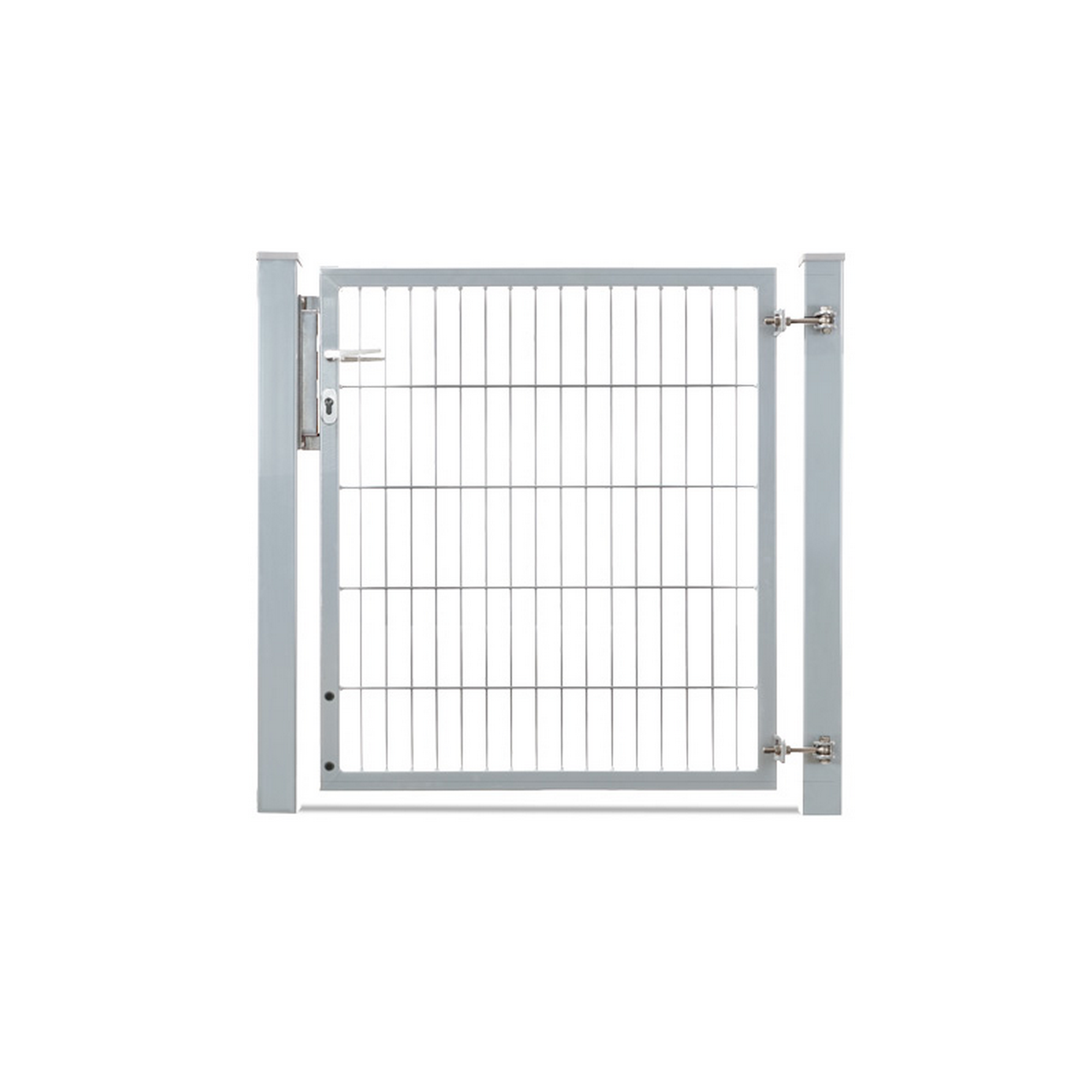 deutsche zauntechnik Flügeltor 'Vario Compact' Zink 100 x 100 cm