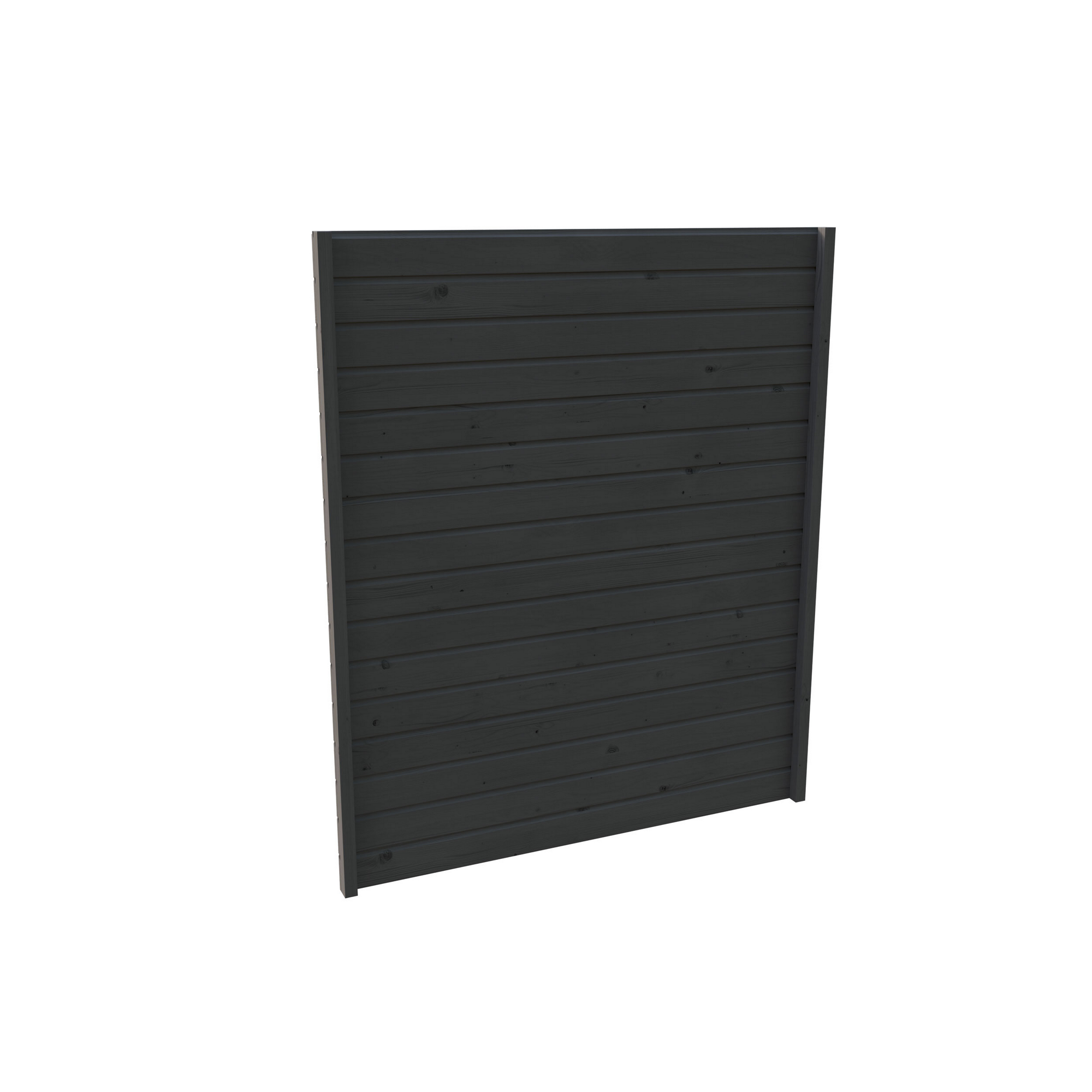 SKAN HOLZ Carport-Seitenwand aus Profilschalung 141 x 200 cm schiefergrau