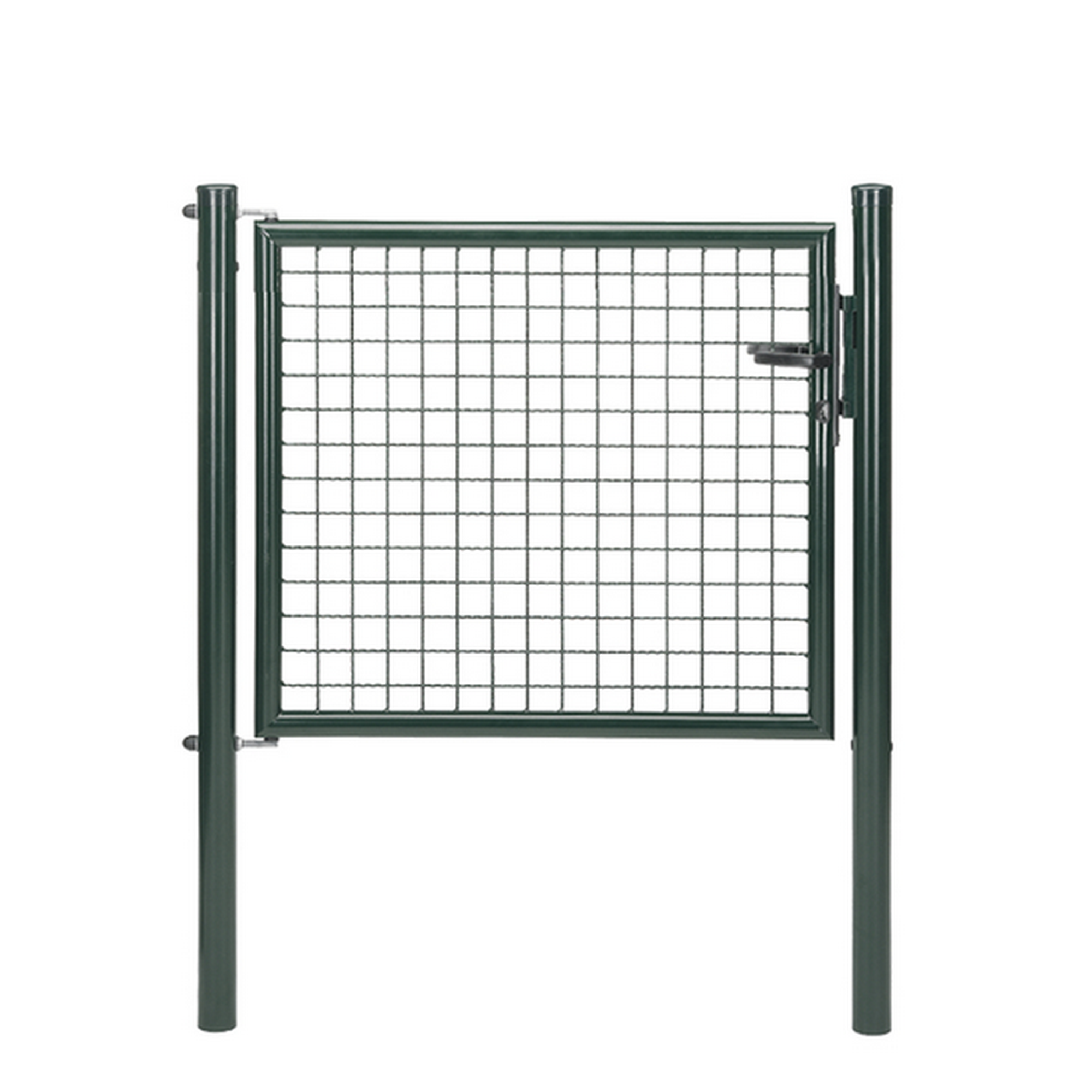 Alberts Einzeltor 'Wellengitter' mit Pfosten 100 x 75 cm anthrazit