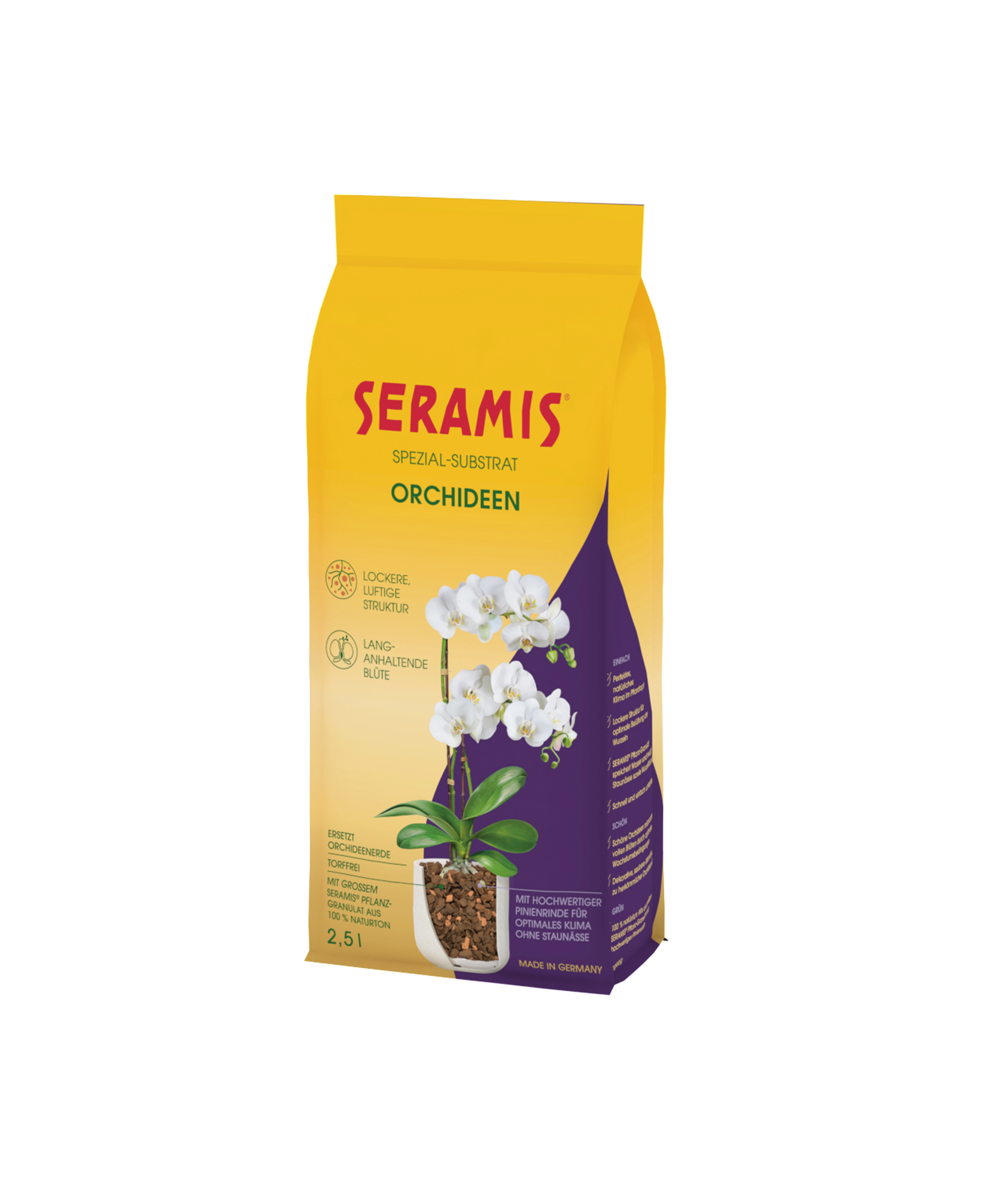 Seramis Spezialsubstrat für Orchideen 2,5 l