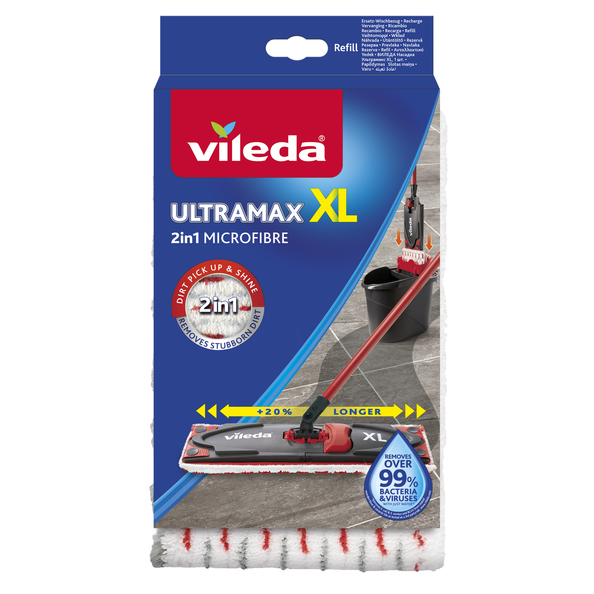 Vileda Ersatzbezug 'Ultramax XL' 2in1 Microfaser