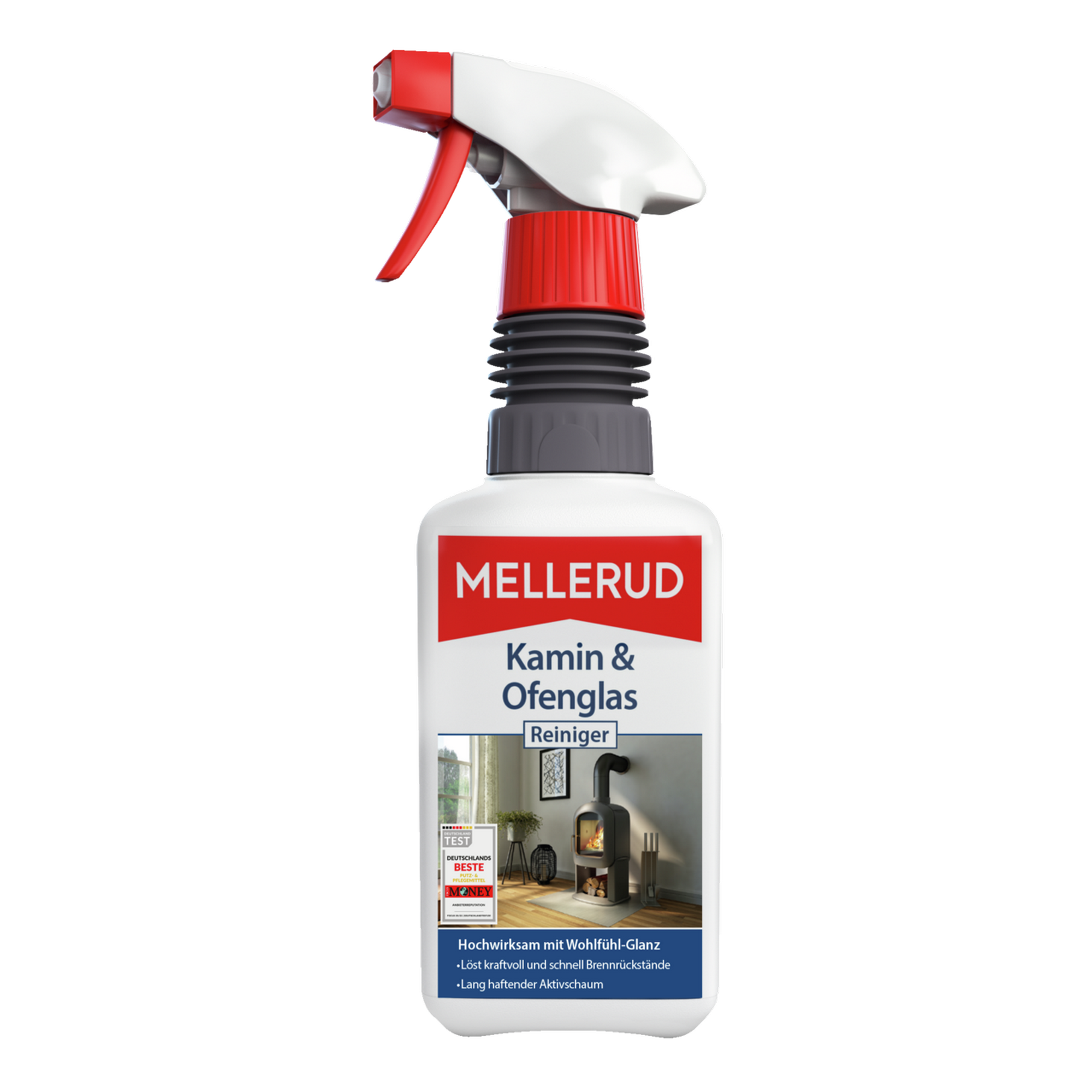 Mellerud Reiniger für Kamin- und Ofenglas 500 ml