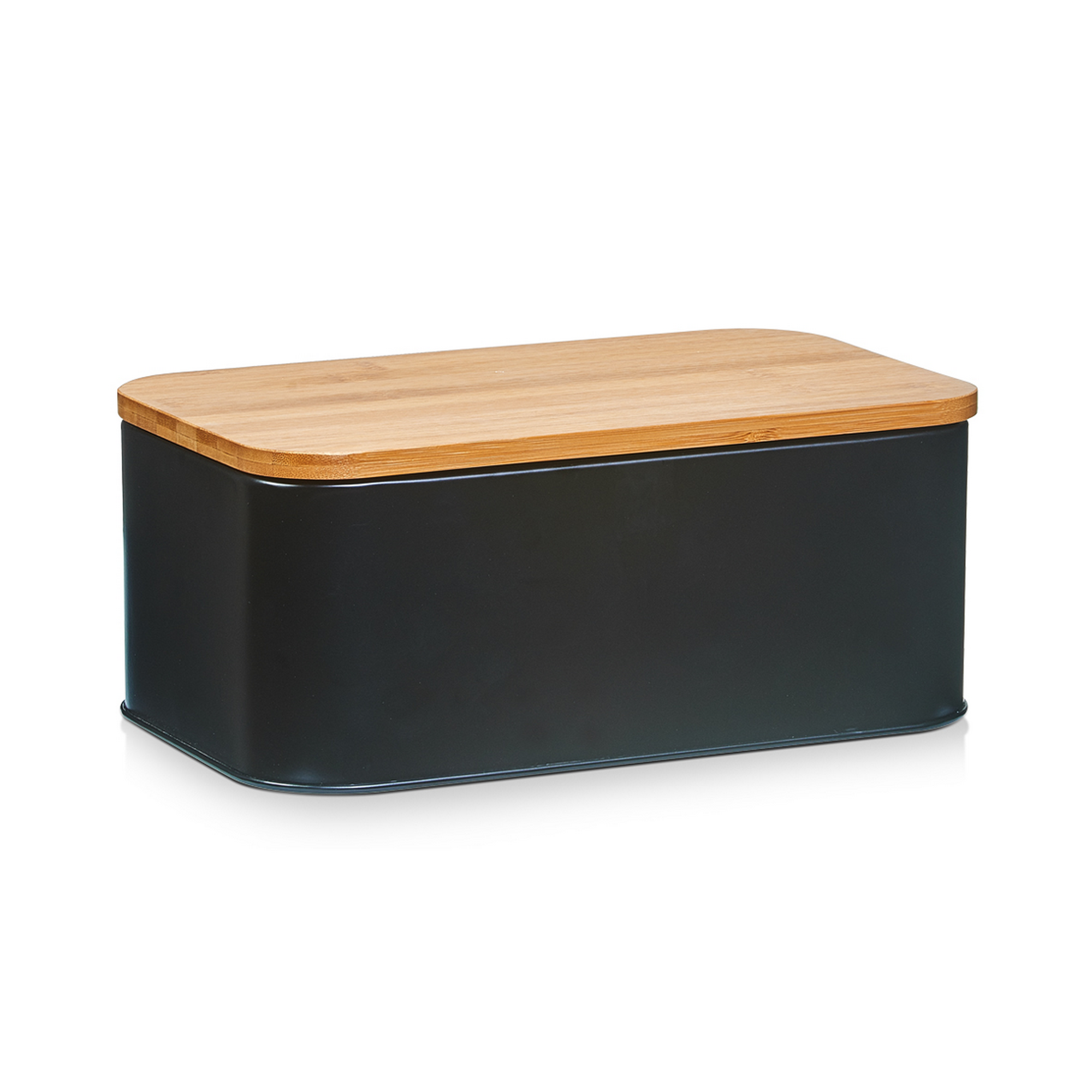 Zeller Brotkasten schwarz 30,5 x 12,5 x 18 cm