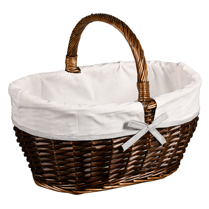 Kesper Einkaufskorb dunkelbraun 45 x 34 x 37 cm