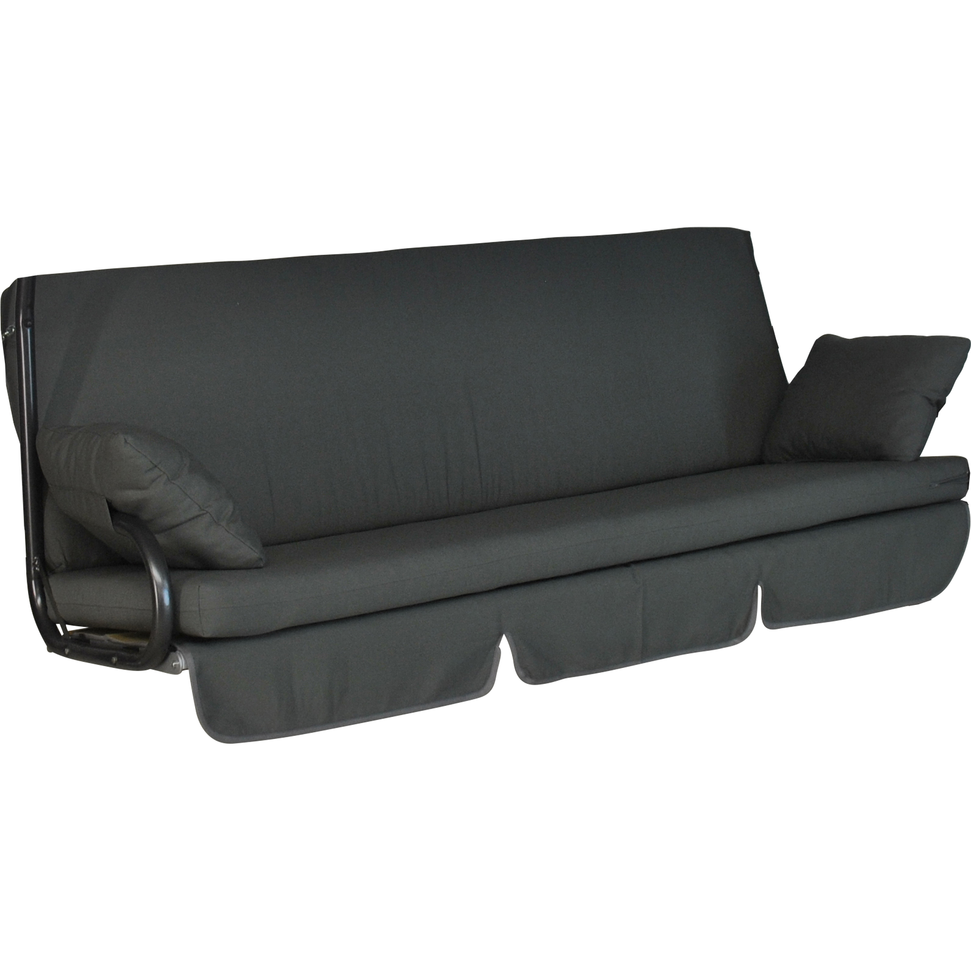 Angerer Freizeitmöbel Hollywoodschaukel-Auflage 'Trend' grau 178 x 54 x 9 cm