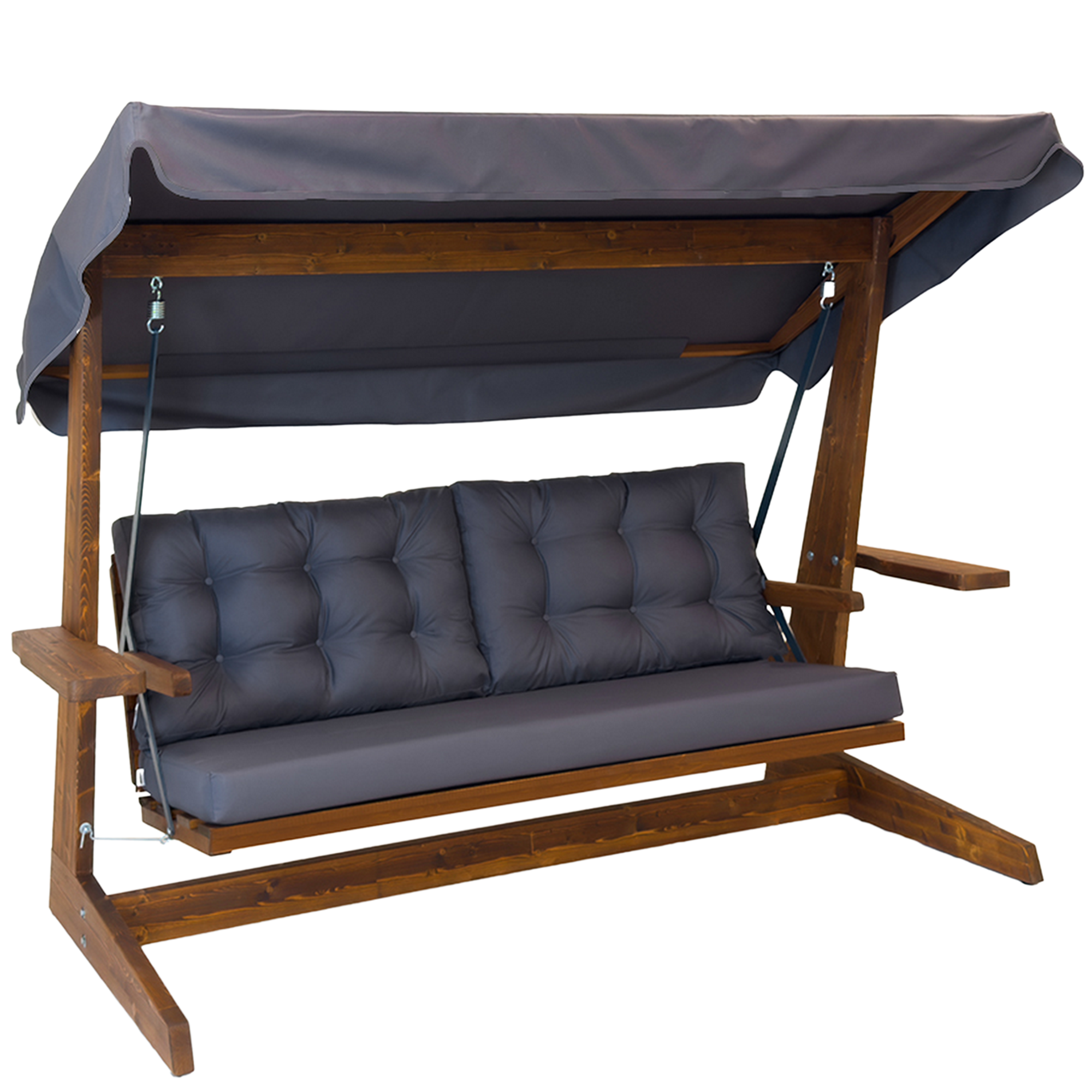 Westmann Hollywoodschaukel 'Viva' 3-Sitzer anthrazit 237 x 175 x 115 cm