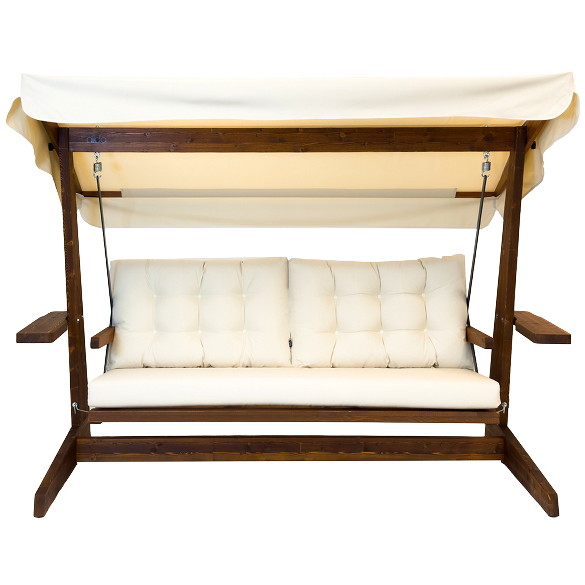 Westmann Hollywoodschaukel 'Viva' 3-Sitzer beige 237 x 175 x 115 cm