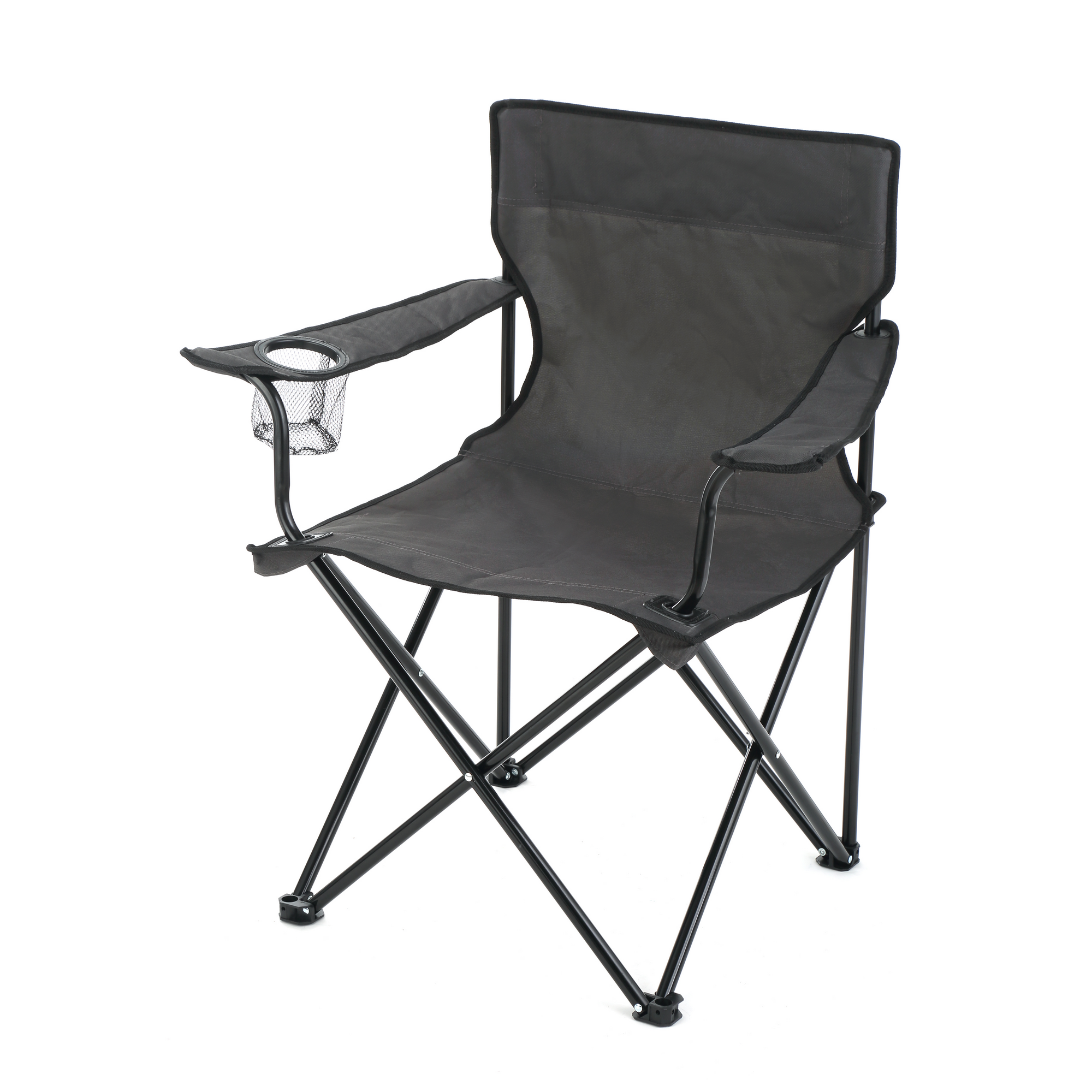 toom Campingstuhl schwarz/anthrazit 69 x 80 x 53 cm