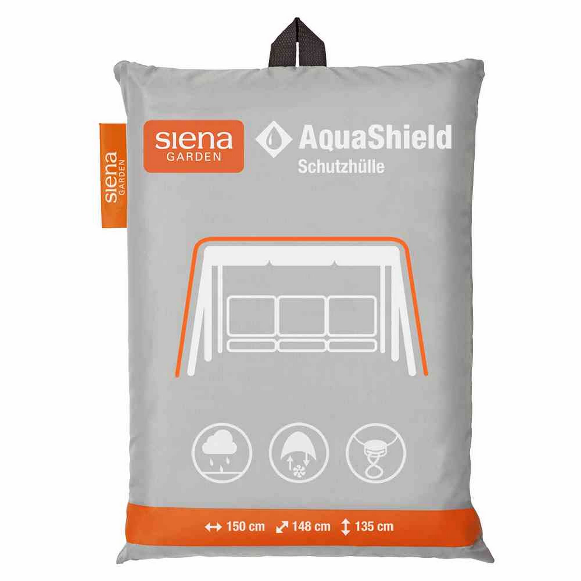 Siena Garden Abdeckung 'AquaShield' für Hollywoodschaukel 150 x 135 x 148 cm