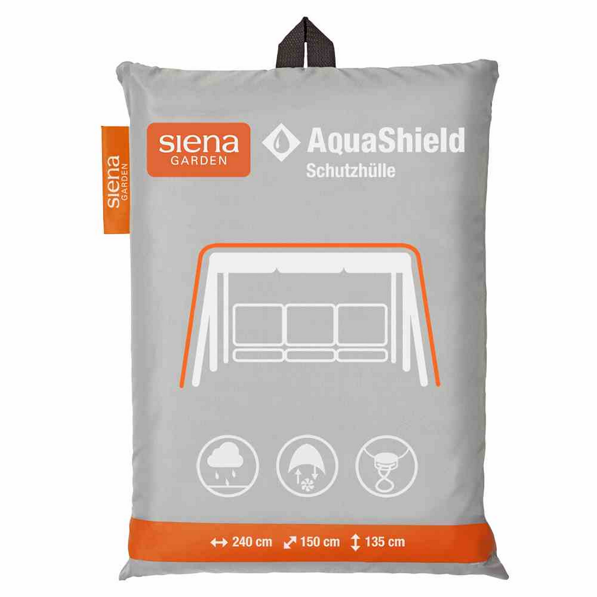 Siena Garden Abdeckung 'AquaShield' für Hollywoodschaukel 240 x 150 x 135 cm