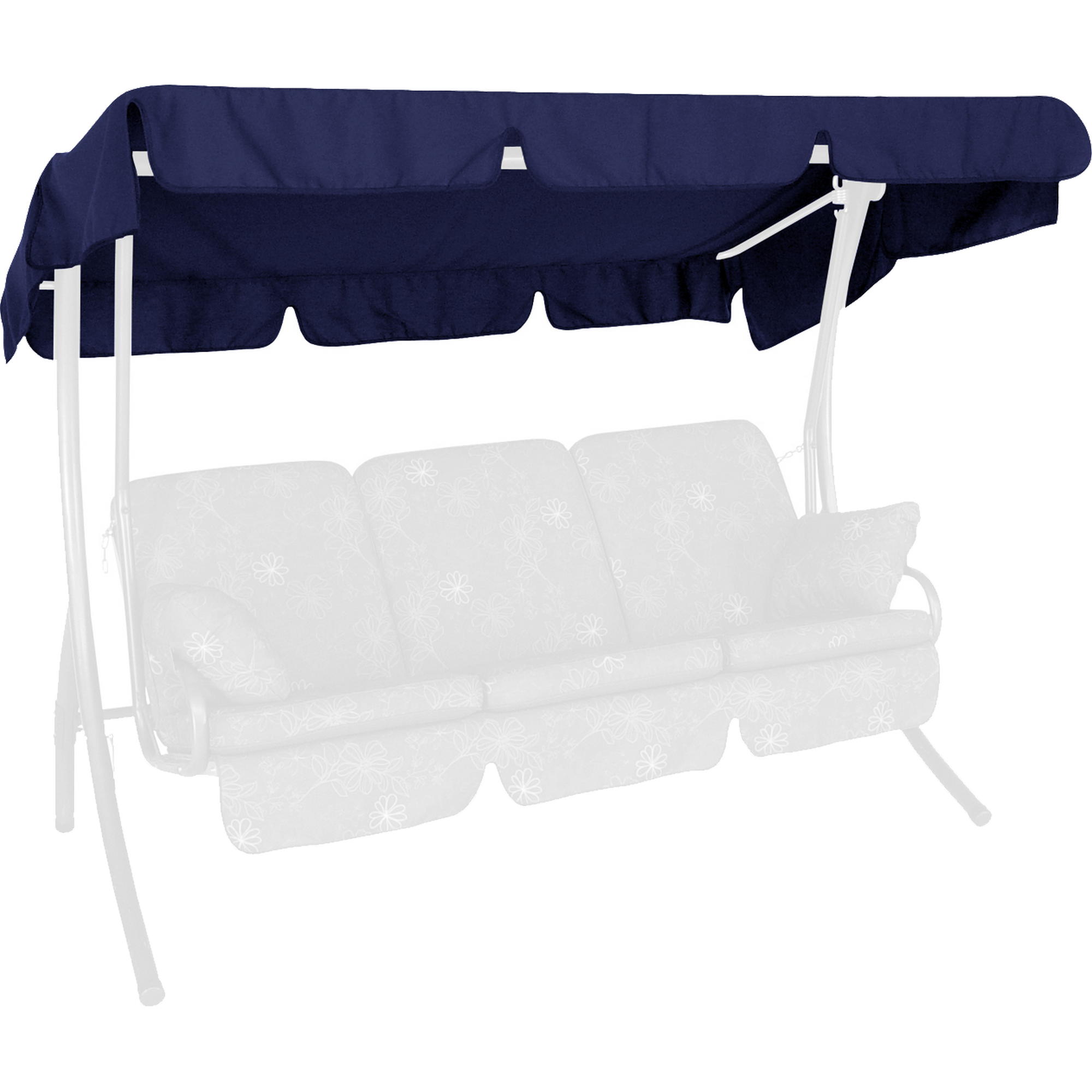 Angerer Freizeitmöbel Ersatzdach für Hollywoodschaukel 'Swingtex' blau 210 x 145 cm