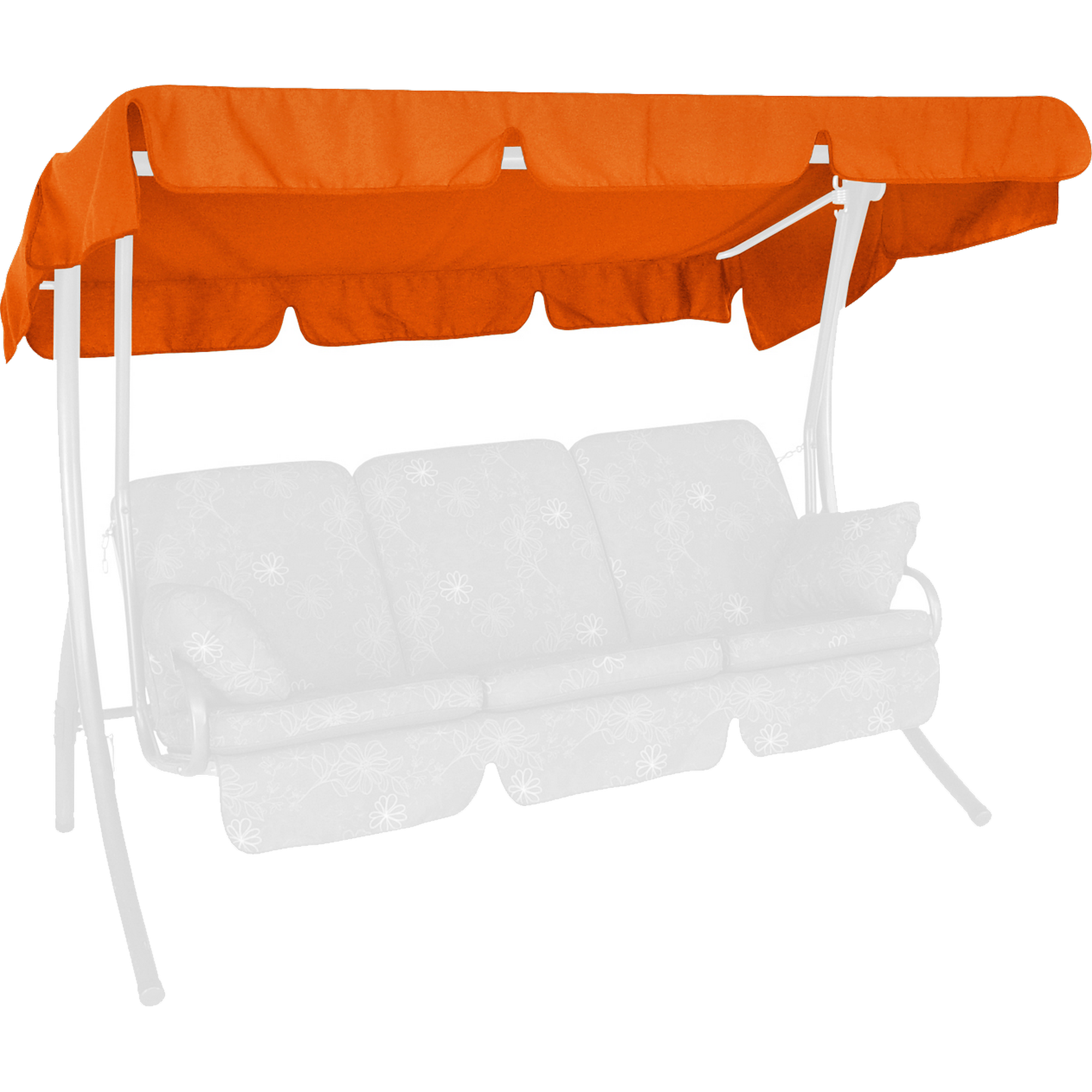Angerer Freizeitmöbel Ersatzdach für Hollywoodschaukel 'Swingtex' orange 210 x 145 cm