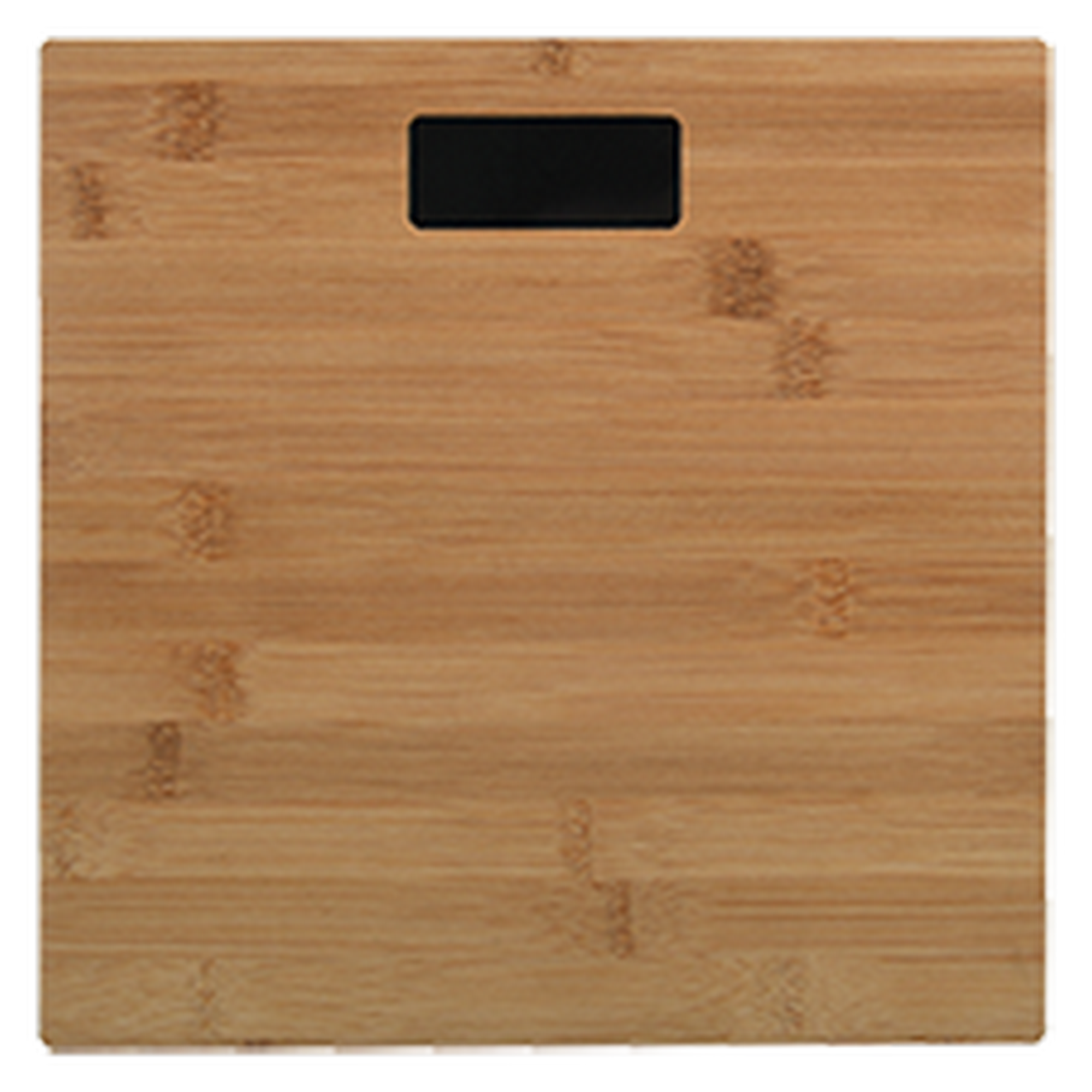 Digitale Personenwaage 'Helji' Bambus LCD-Display 31,5 x 31,5 x 3,5 cm