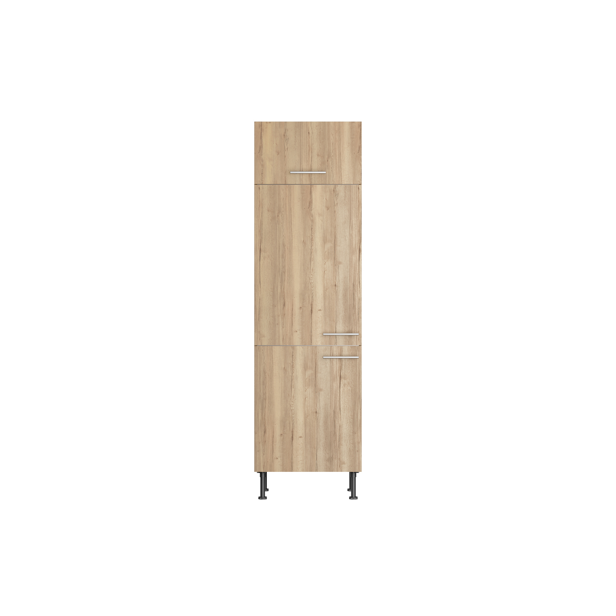 OPTIFIT Hochschrank für Einbaukühlschrank 'Optikomfort Erik290' eichefarben 60 x 211,8 x 58,4 cm