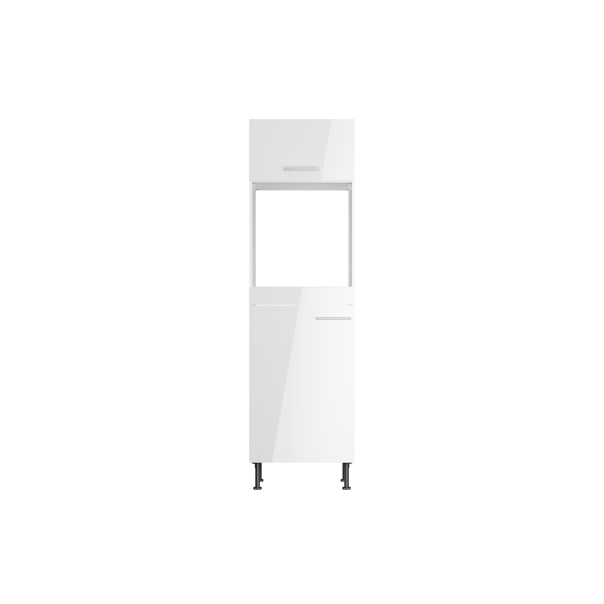 OPTIFIT Hochschrank für Backofen und Kühlschrank 'Optikomfort Rurik986' weiß 60 x 211,8 x 58,4 cm