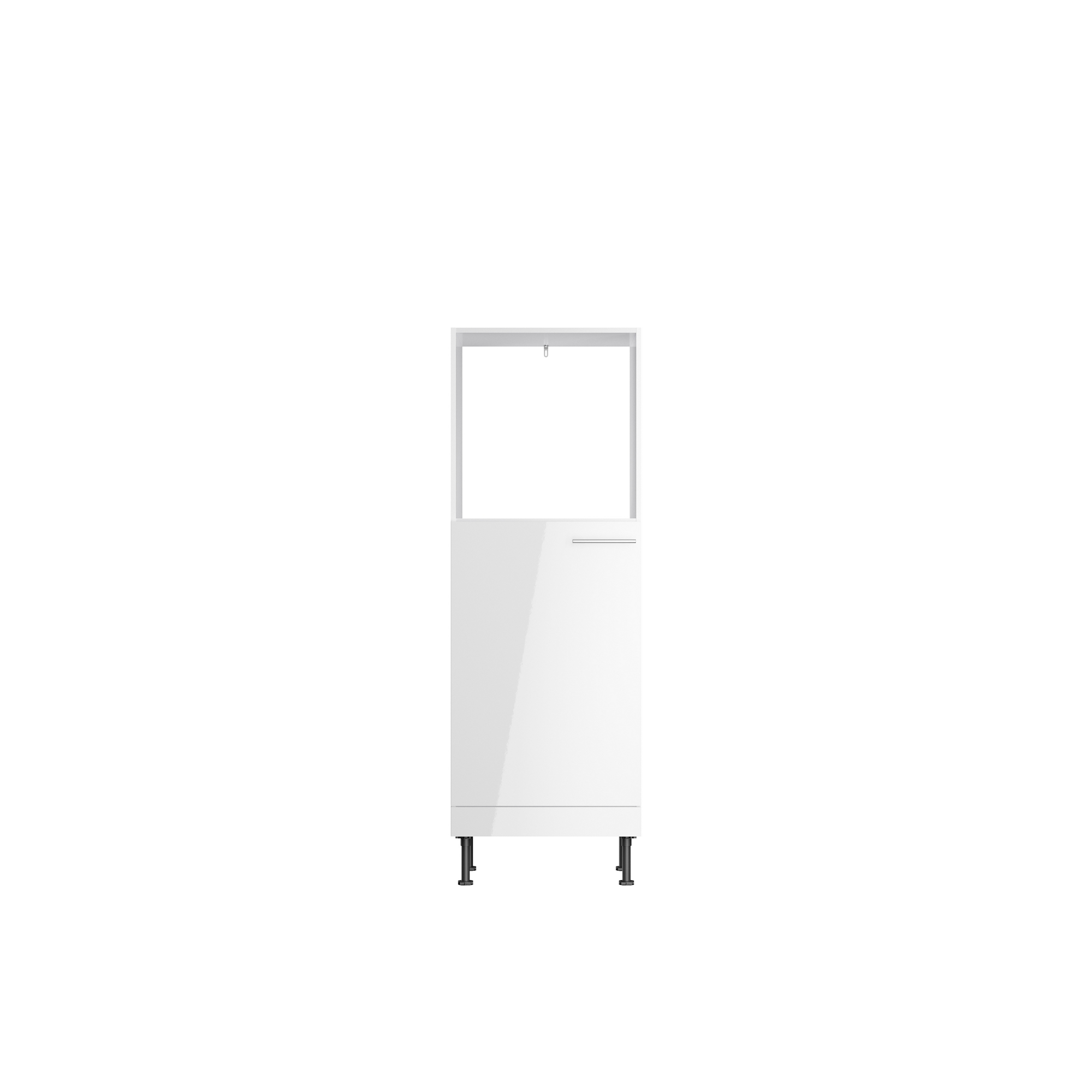 OPTIFIT Midischrank für Backofen und Kühlschrank 'Optikomfort Rurik986' weiß 60 x 176,6 x 58,4 cm