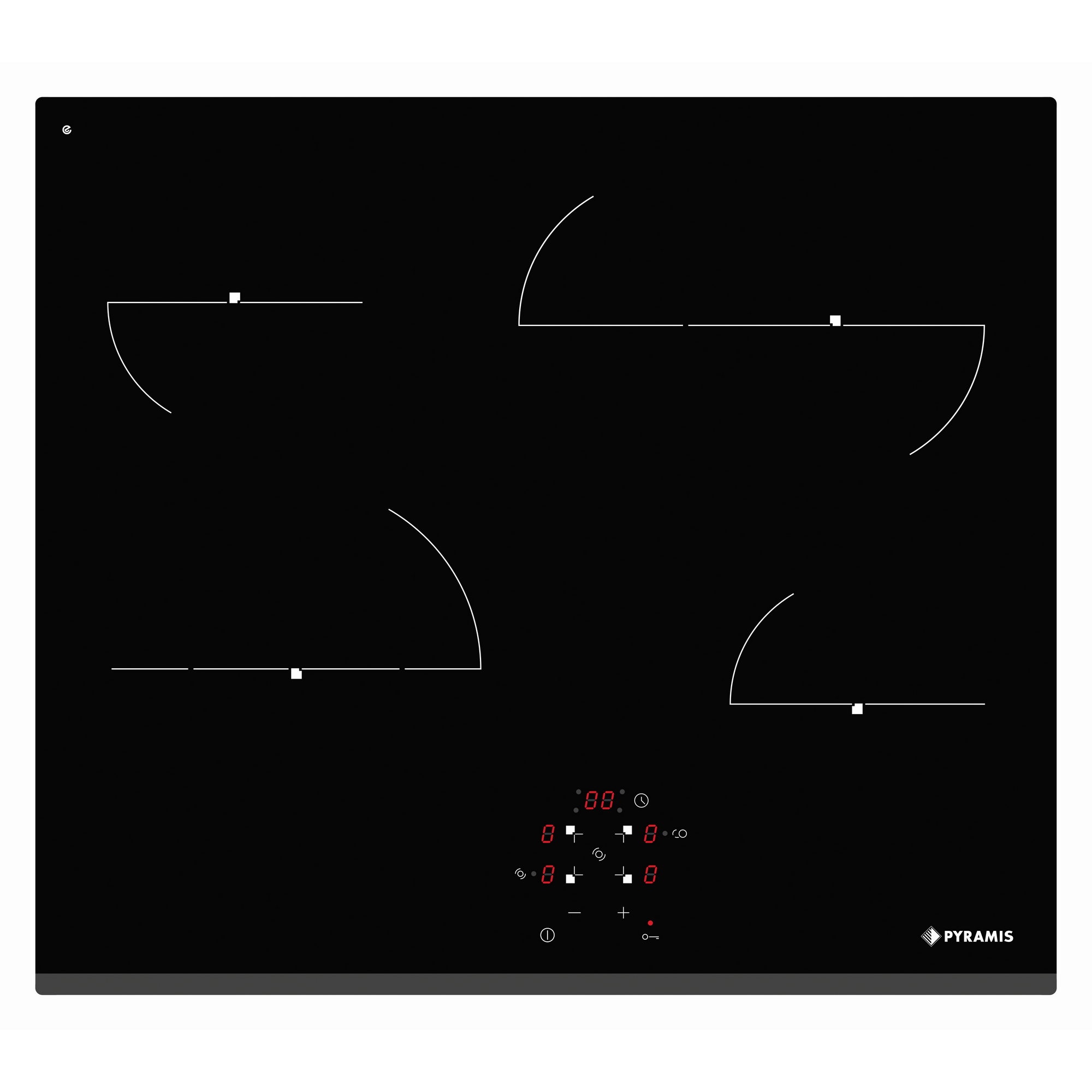 Pyramis Kochfeld 'GK PHC61631BFB' 6 Kochzonen