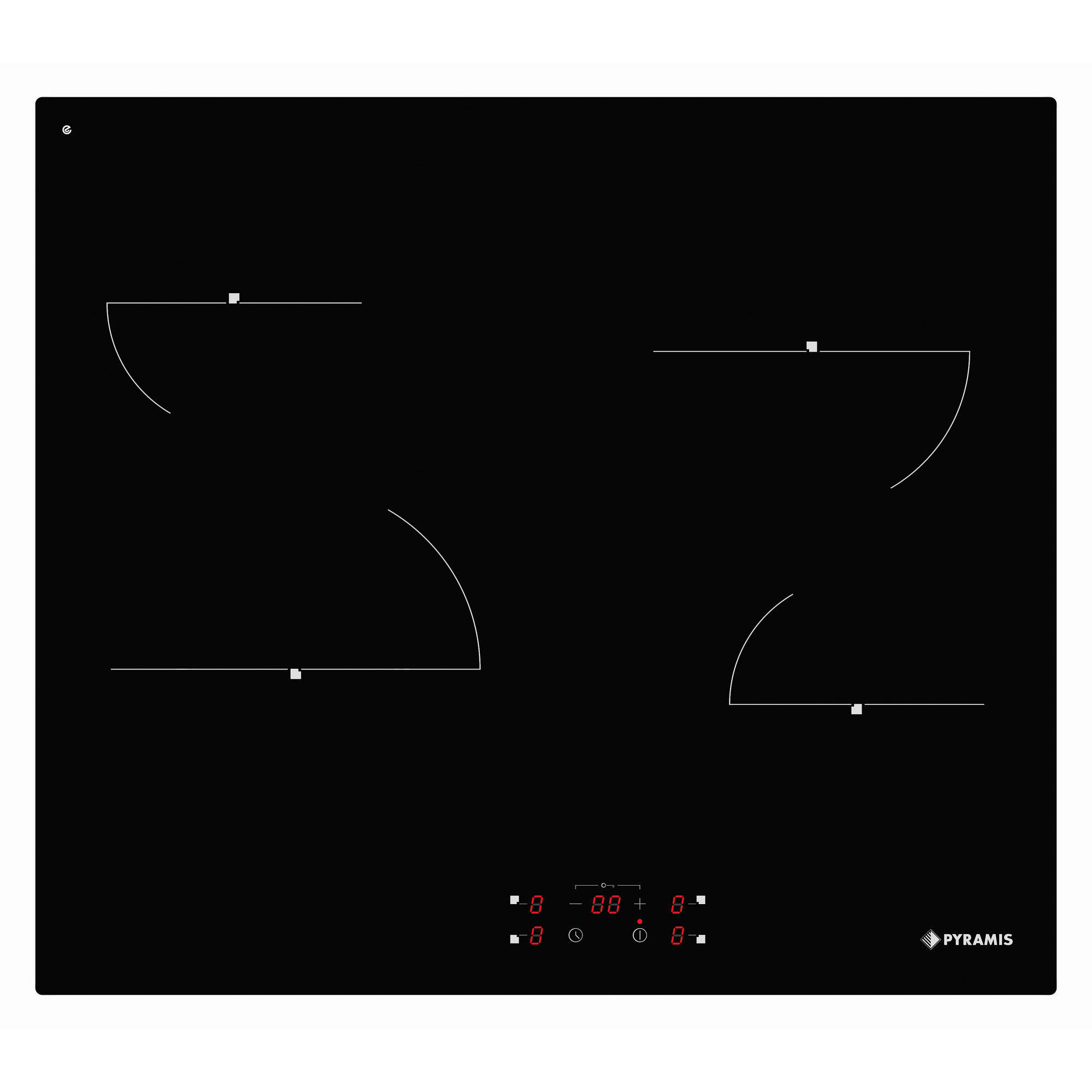 Pyramis Kochfeld 'GK PHC61430FMB' 4 Kochzonen
