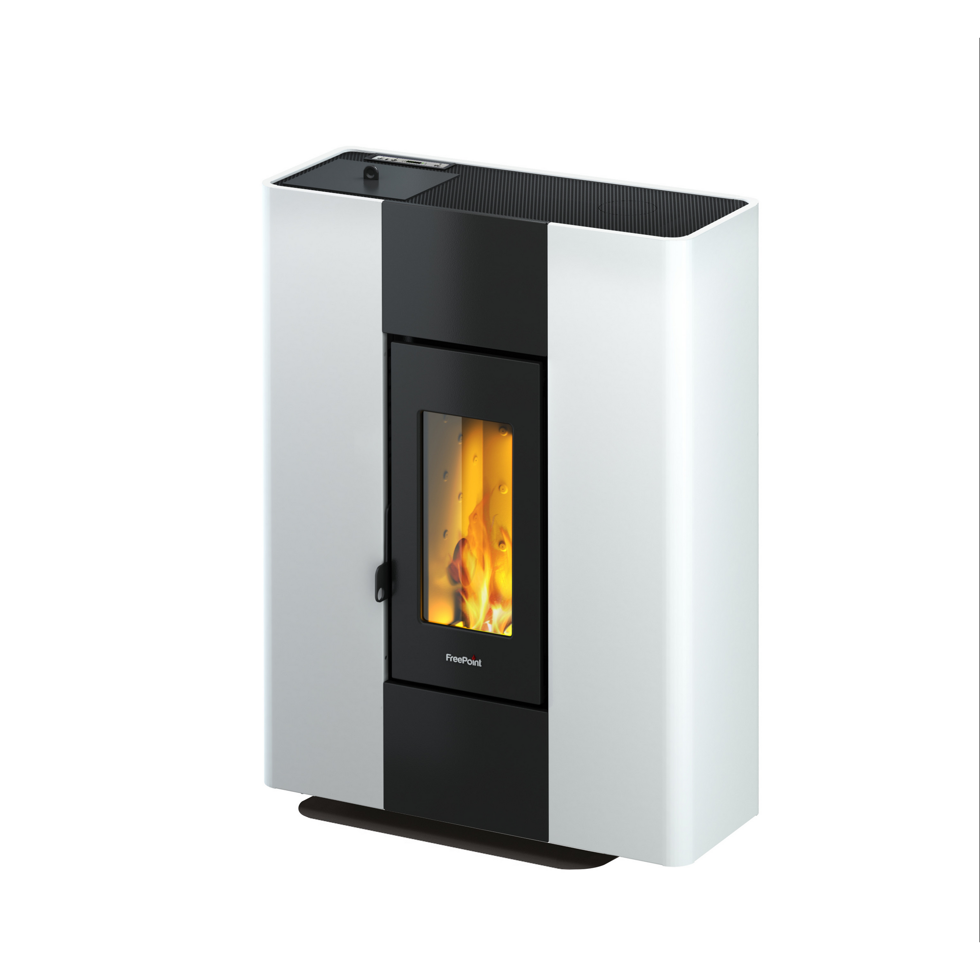 Freepoint Pelletofen 'Roxy Stand' Stahl weiß 2 - 7 kW
