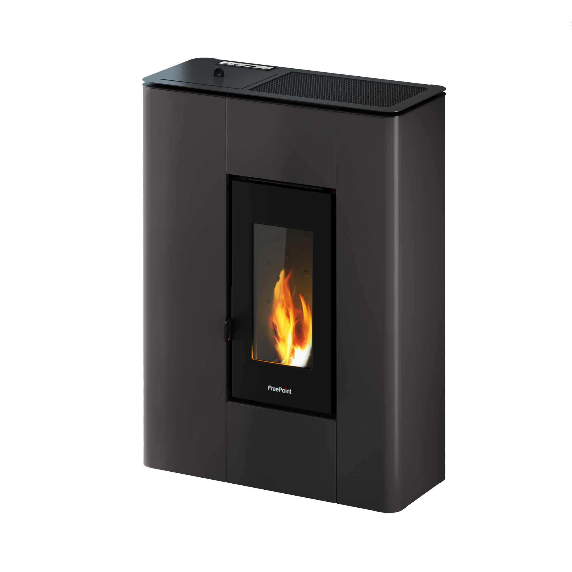 Freepoint Pelletofen 'Atrium 5' Stahl anthrazit 2,5 - 5,2 kW