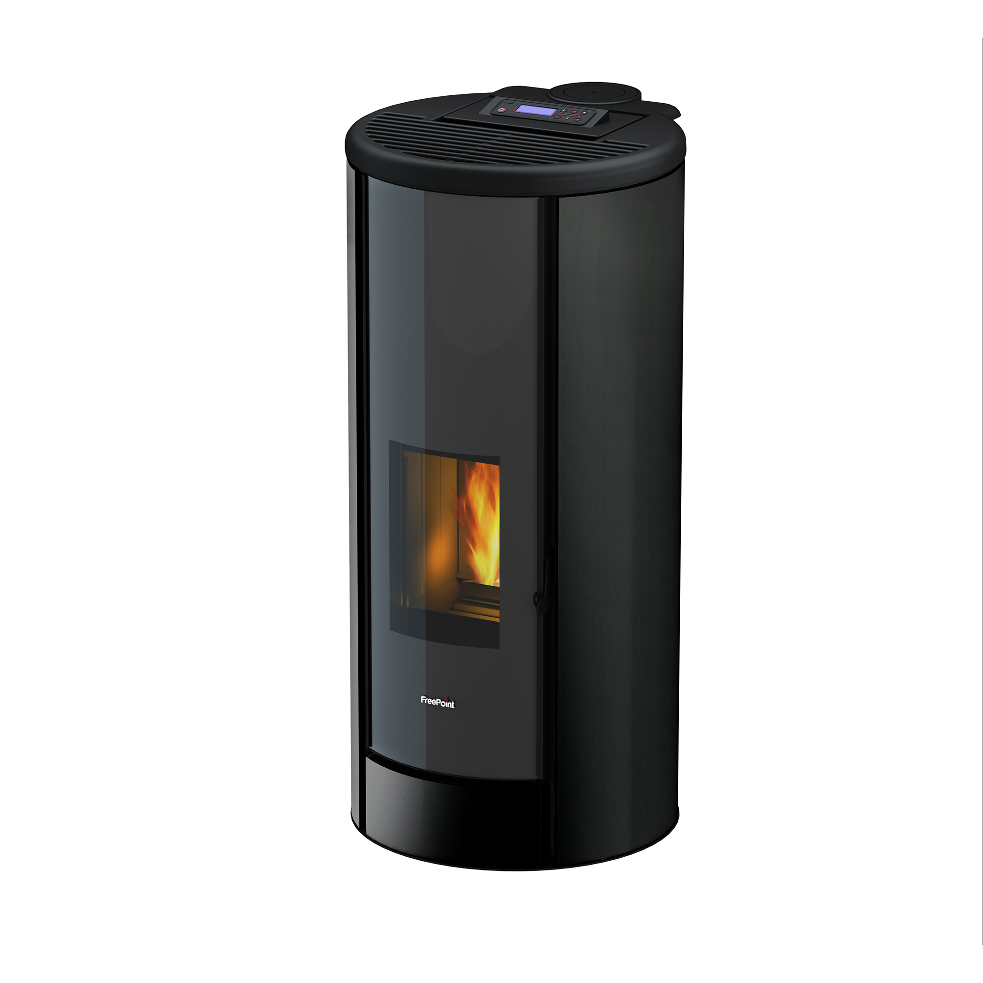 Freepoint Pelletofen 'Breeze' schwarz 52,8 x 114 x 60 cm 2,4 - 9,1 kW, WiFi