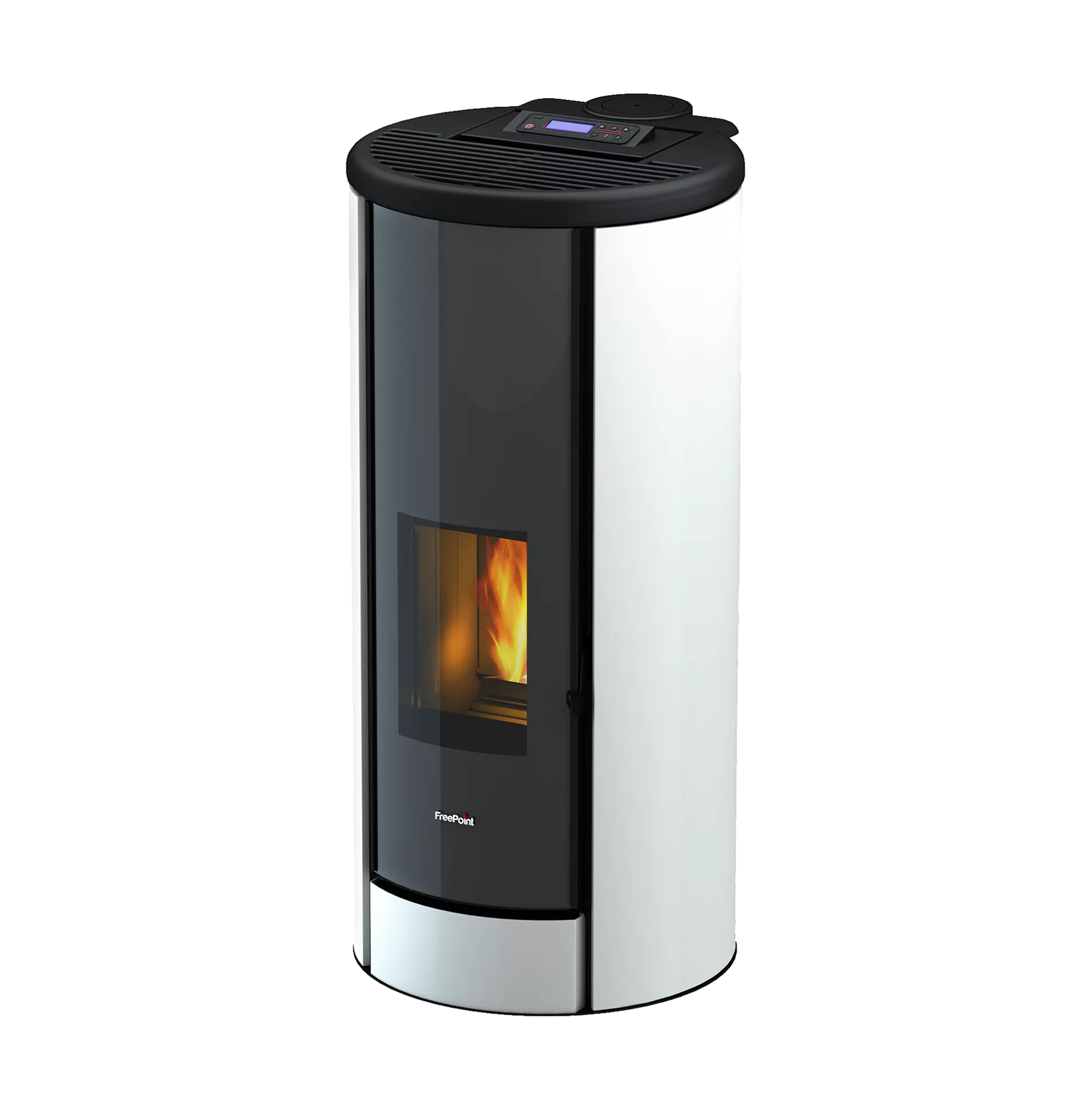 Freepoint Pelletofen 'Breeze' weiß 52,8 x 114 x 60 cm 2,4 - 9,1 kW, WiFi
