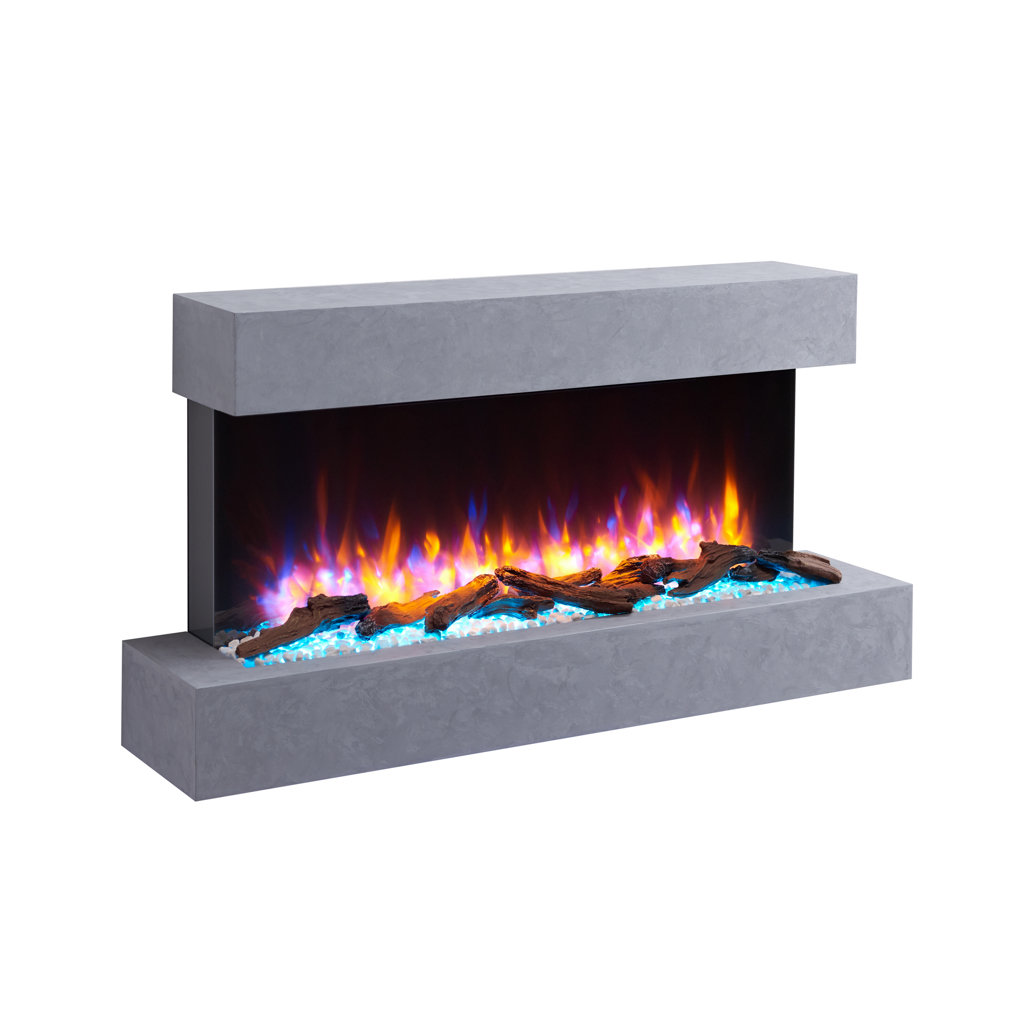 Richen Elektrokamin 'Ignis' betongrau 2 kW