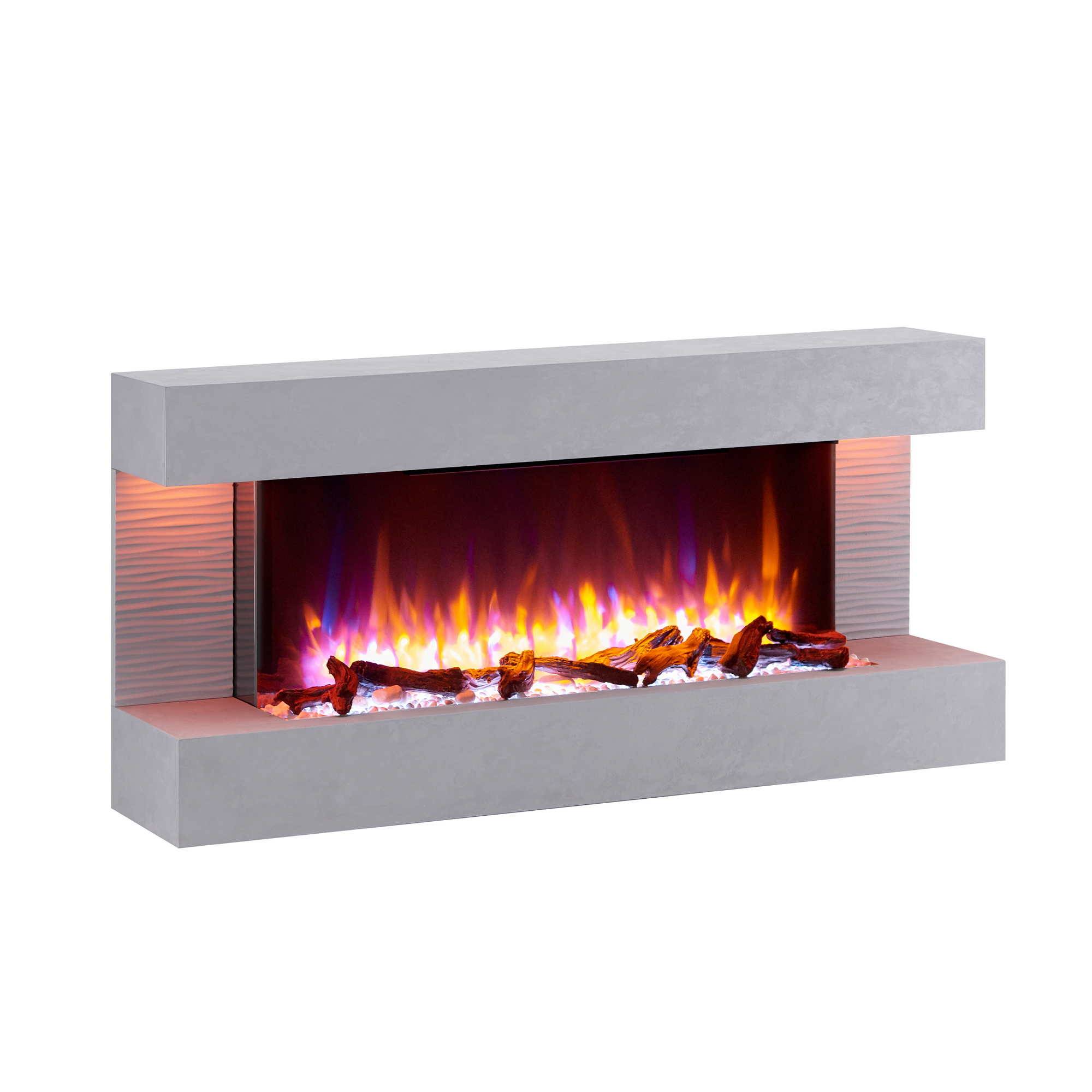 Richen Elektrokamin 'Helia' betongrau 2 kW