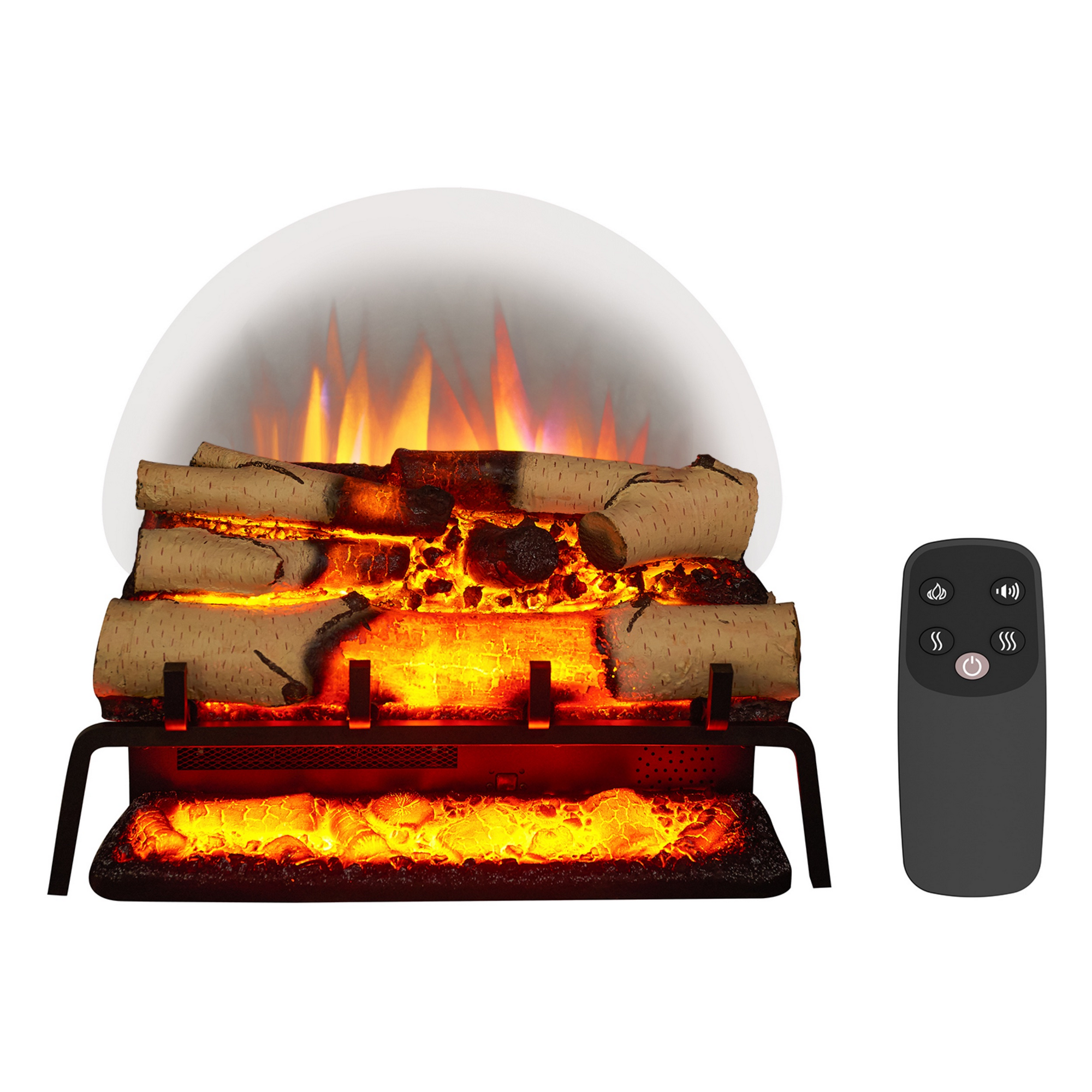 Balderia Elektrokamin 'Lily' schwarz 1,5 kW