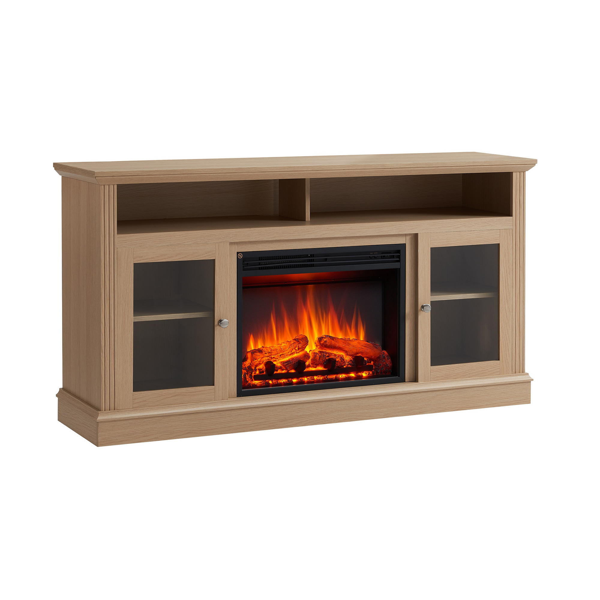 CrownFlame Elektrokamin 'James' hellbraun 2 kW