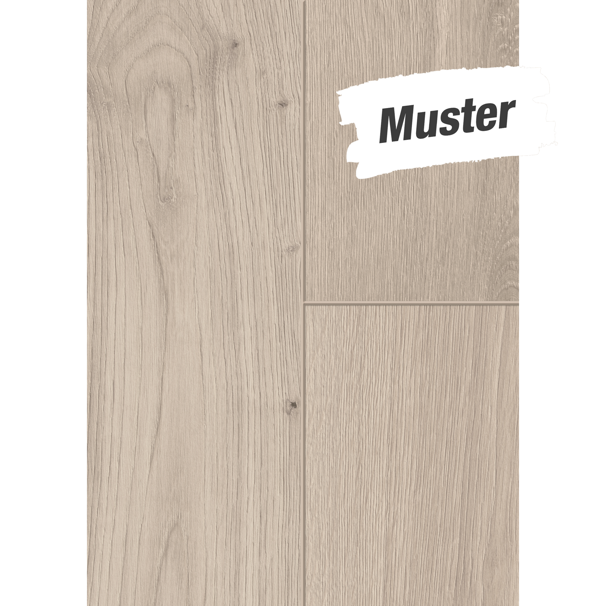 toom Handmuster zum Vinylboden Eiche Galerie grau PVC frei 3,6 mm